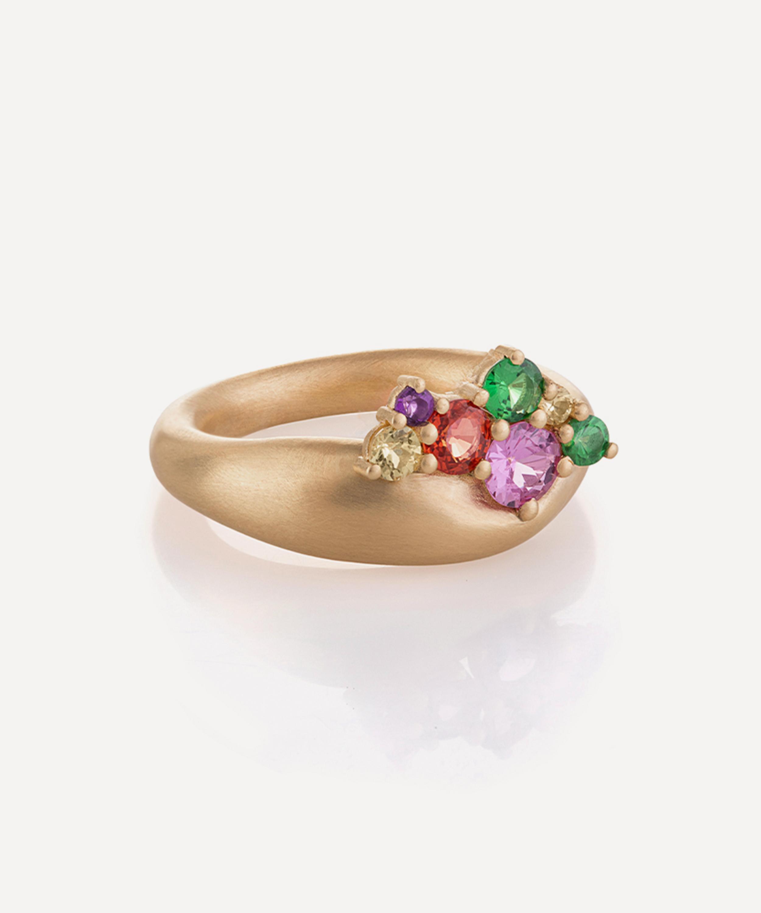 Nada Ghazal - 18ct Gold Dancing Joy Disco Ring