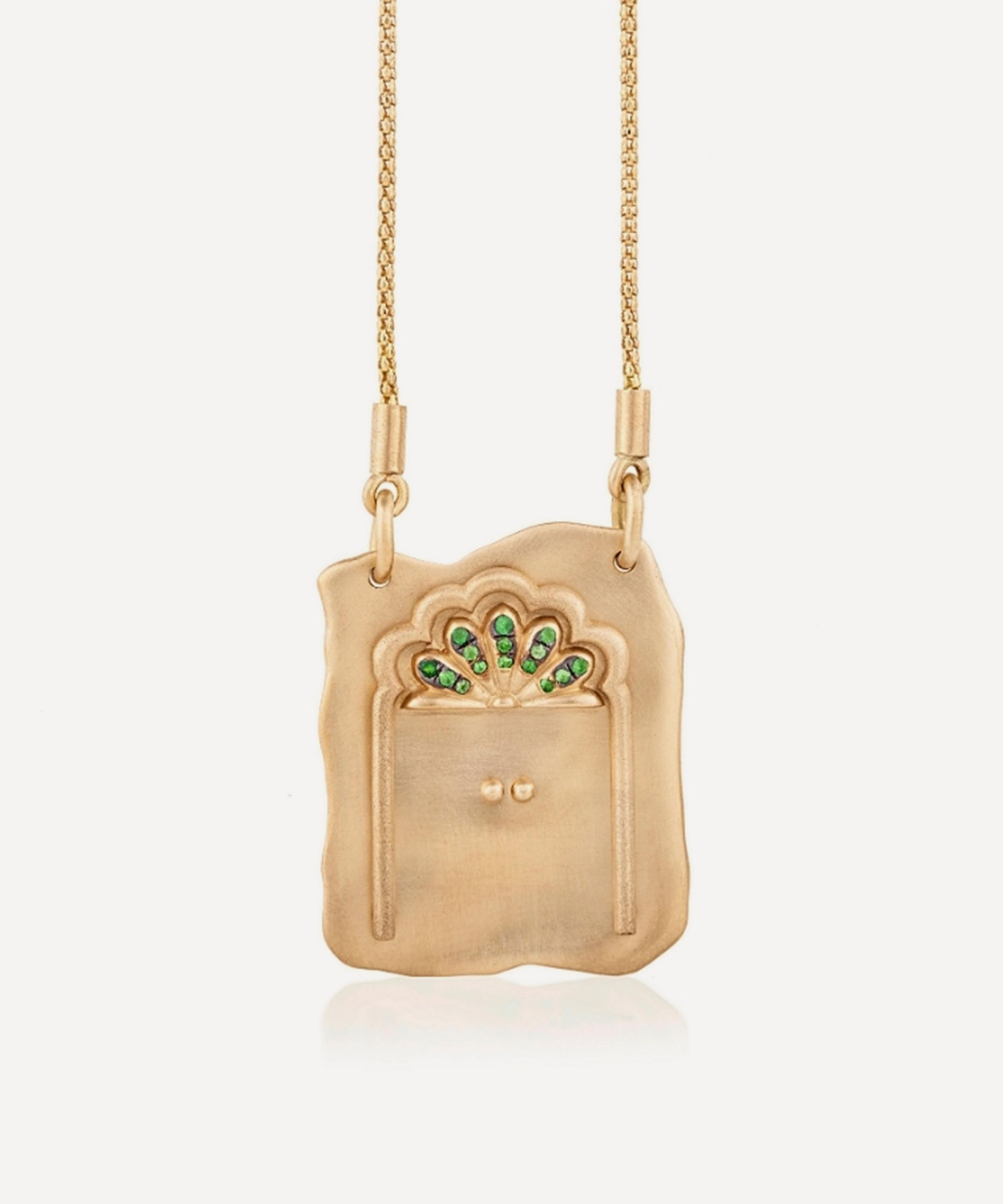 Nada Ghazal - 18ct Gold Door of Luck Necklace