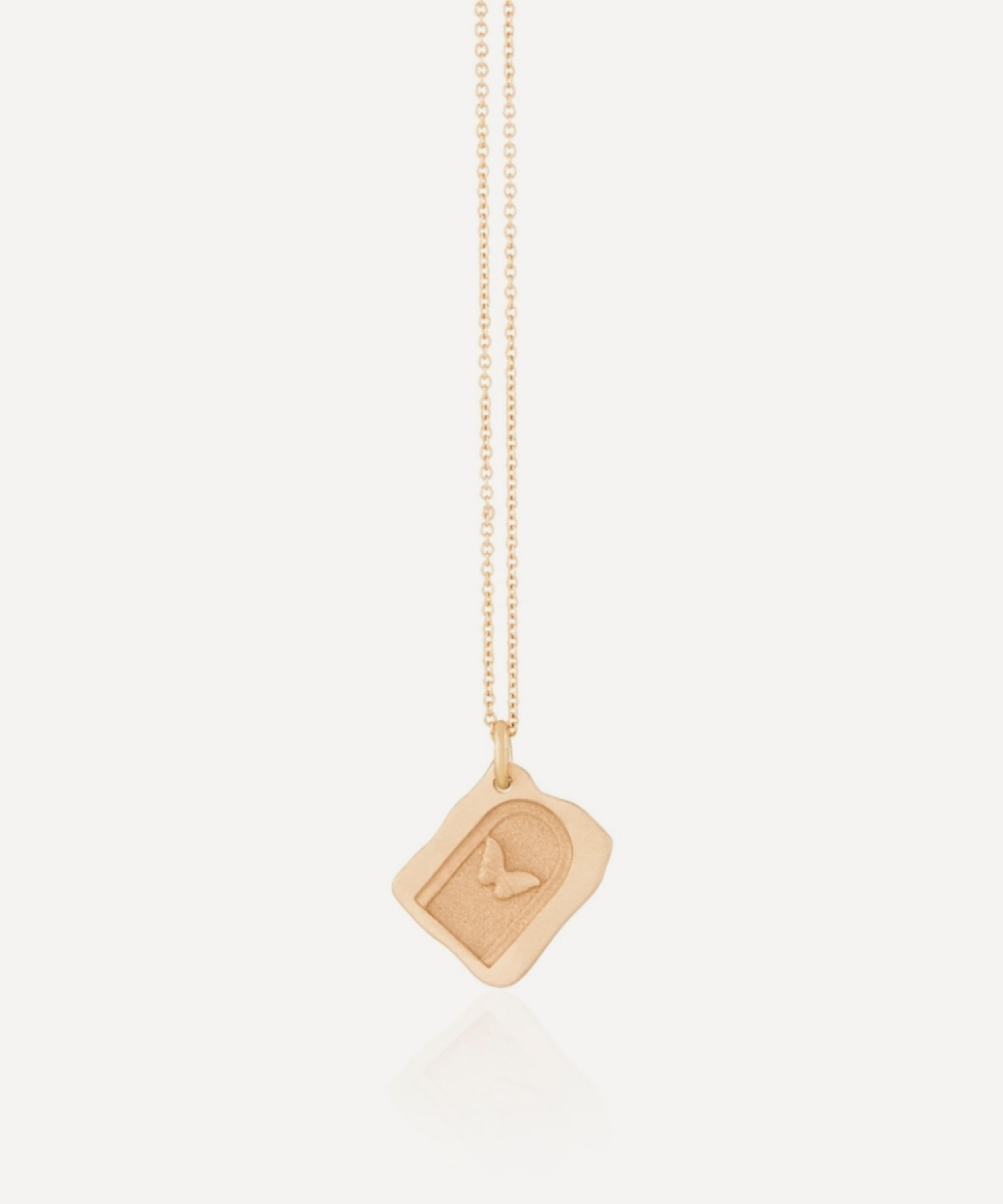 Nada Ghazal - 18ct Gold Door of Clarity Necklace