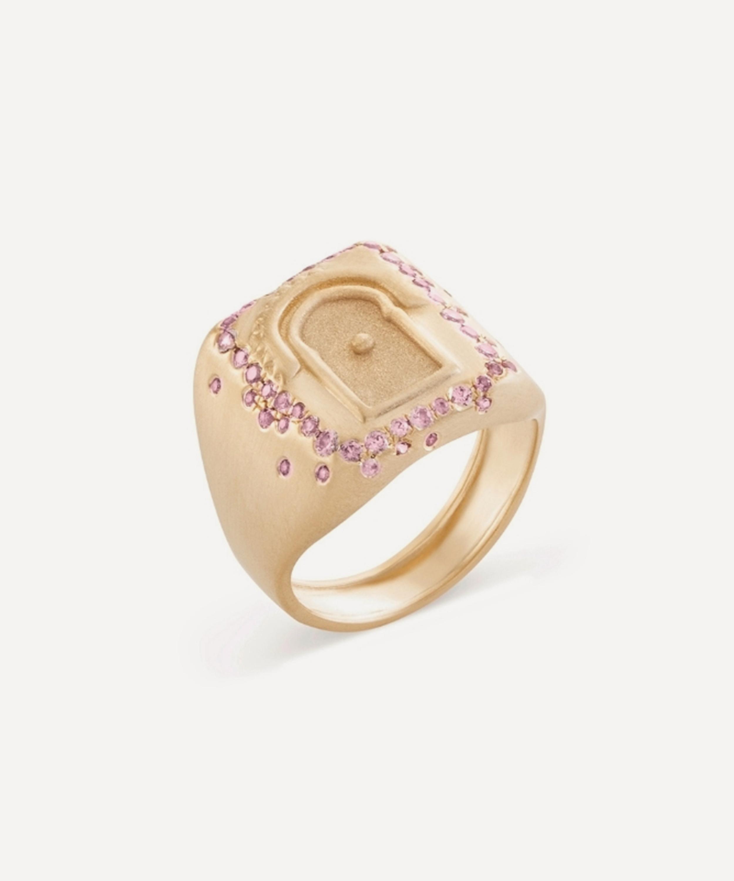 Nada Ghazal - 18ct Gold Door of Self Love Mini Ring