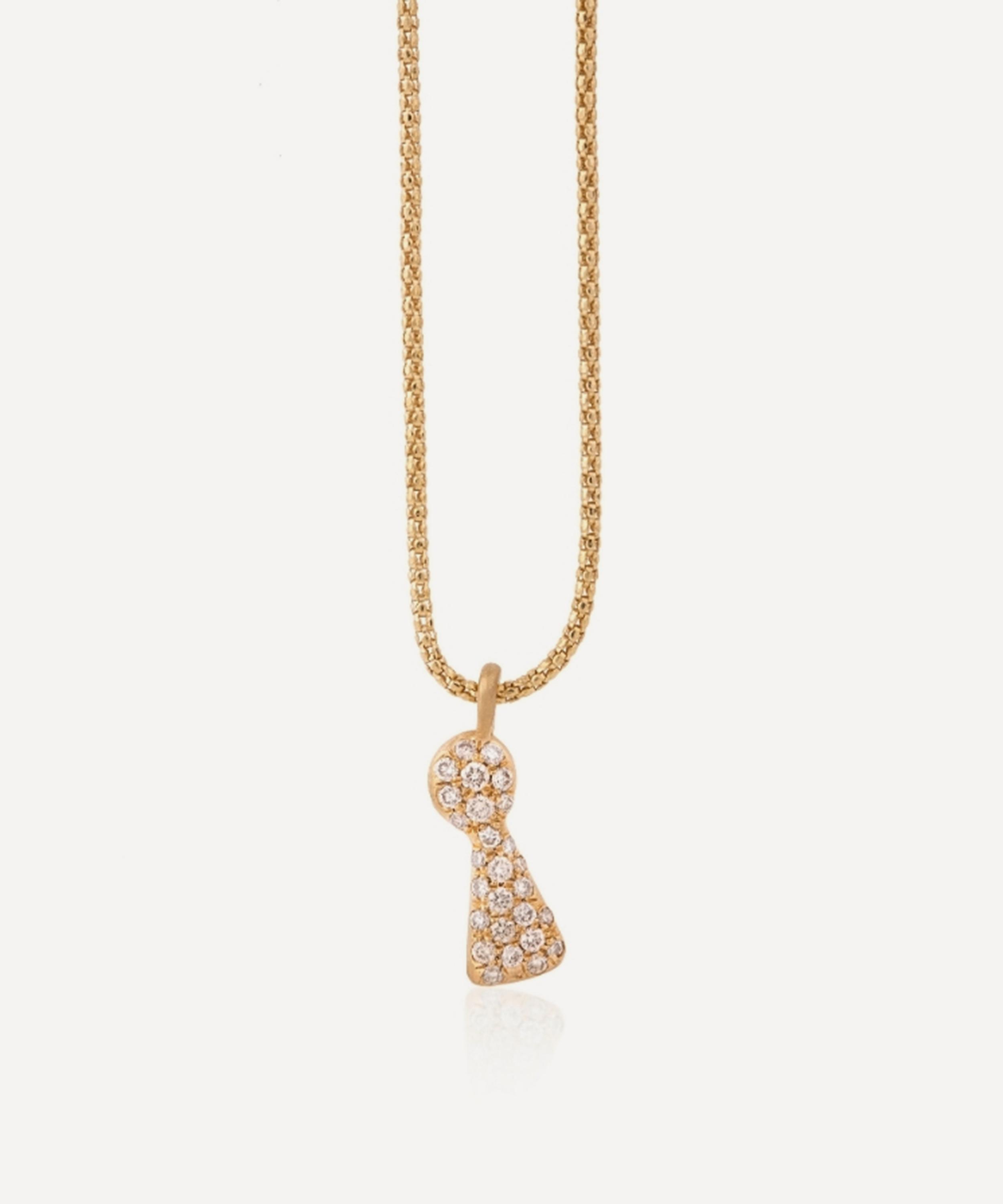 Nada Ghazal - 18ct Gold Unlock Power Mini Necklace