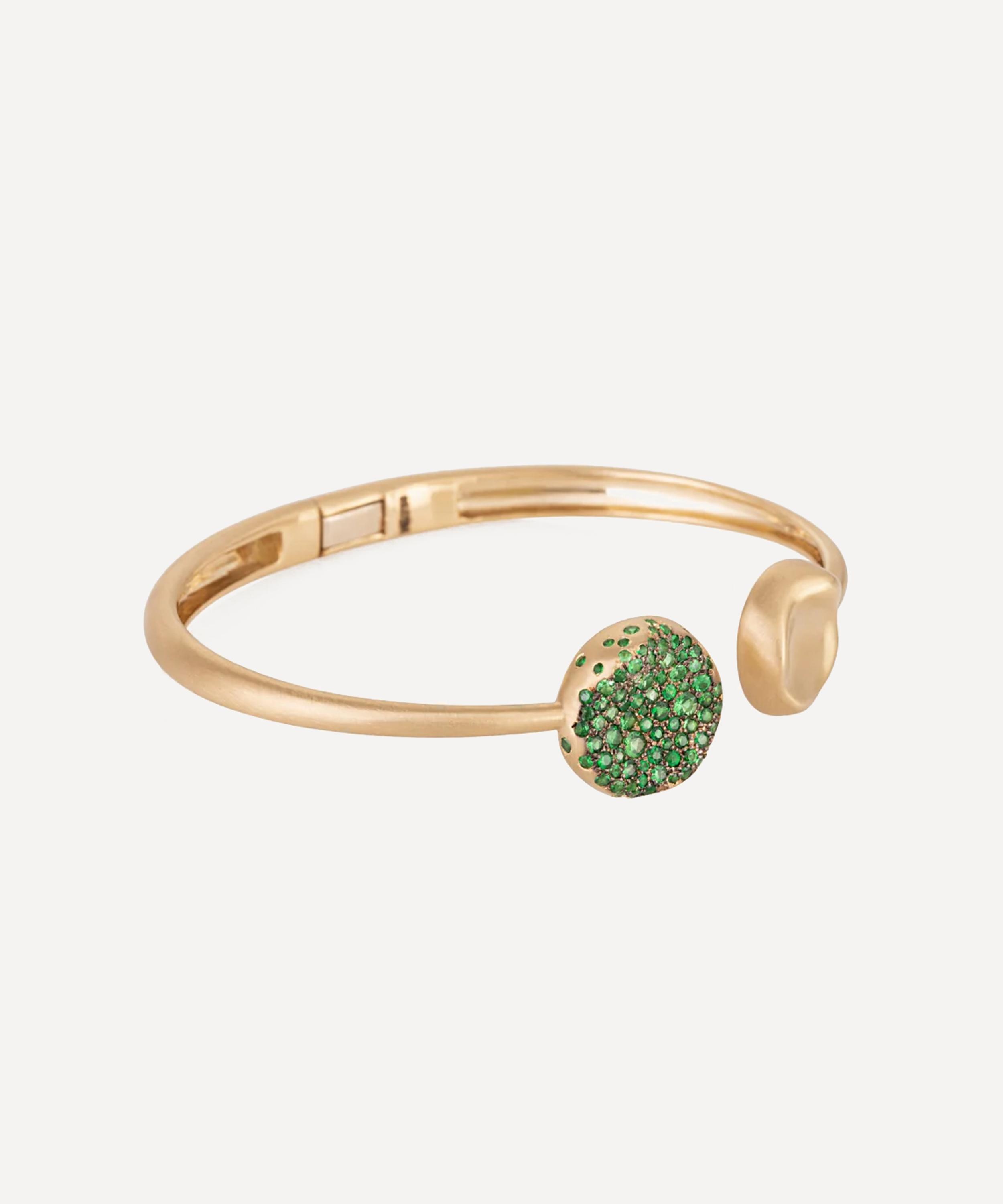 Nada Ghazal - 18ct Gold Baby Malak Original Duo Bonbon Cuff image number 0