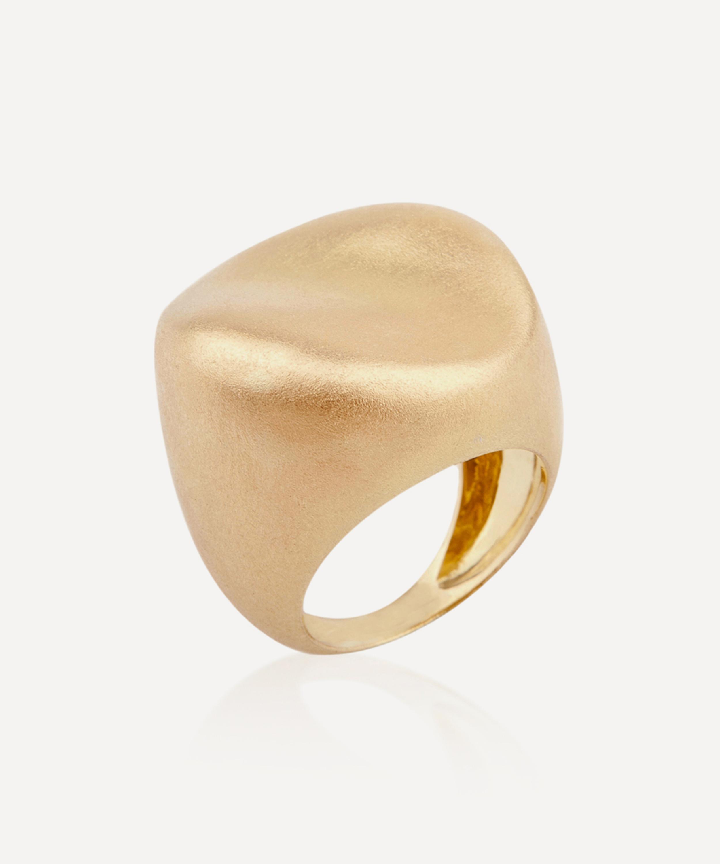 Nada Ghazal - 18ct Gold Malak Round Ring