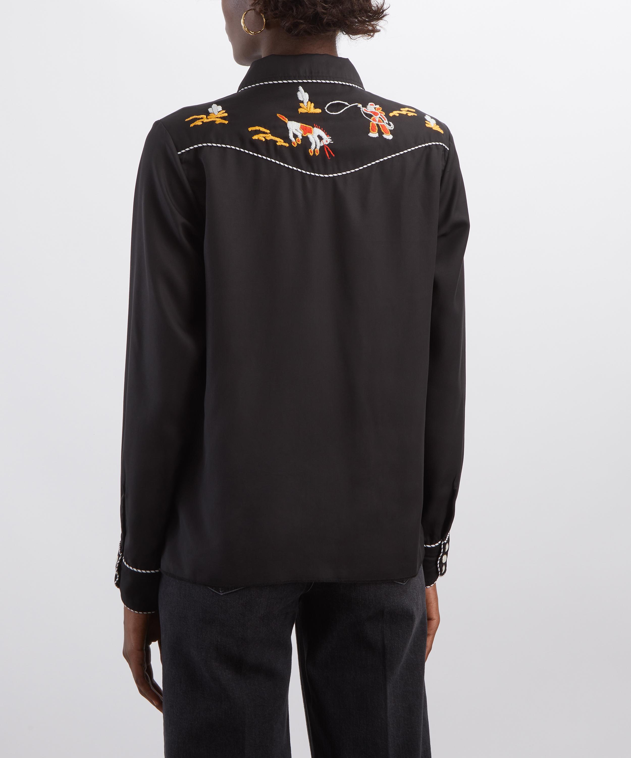 Bode - Checkers Western Shirt image number 3