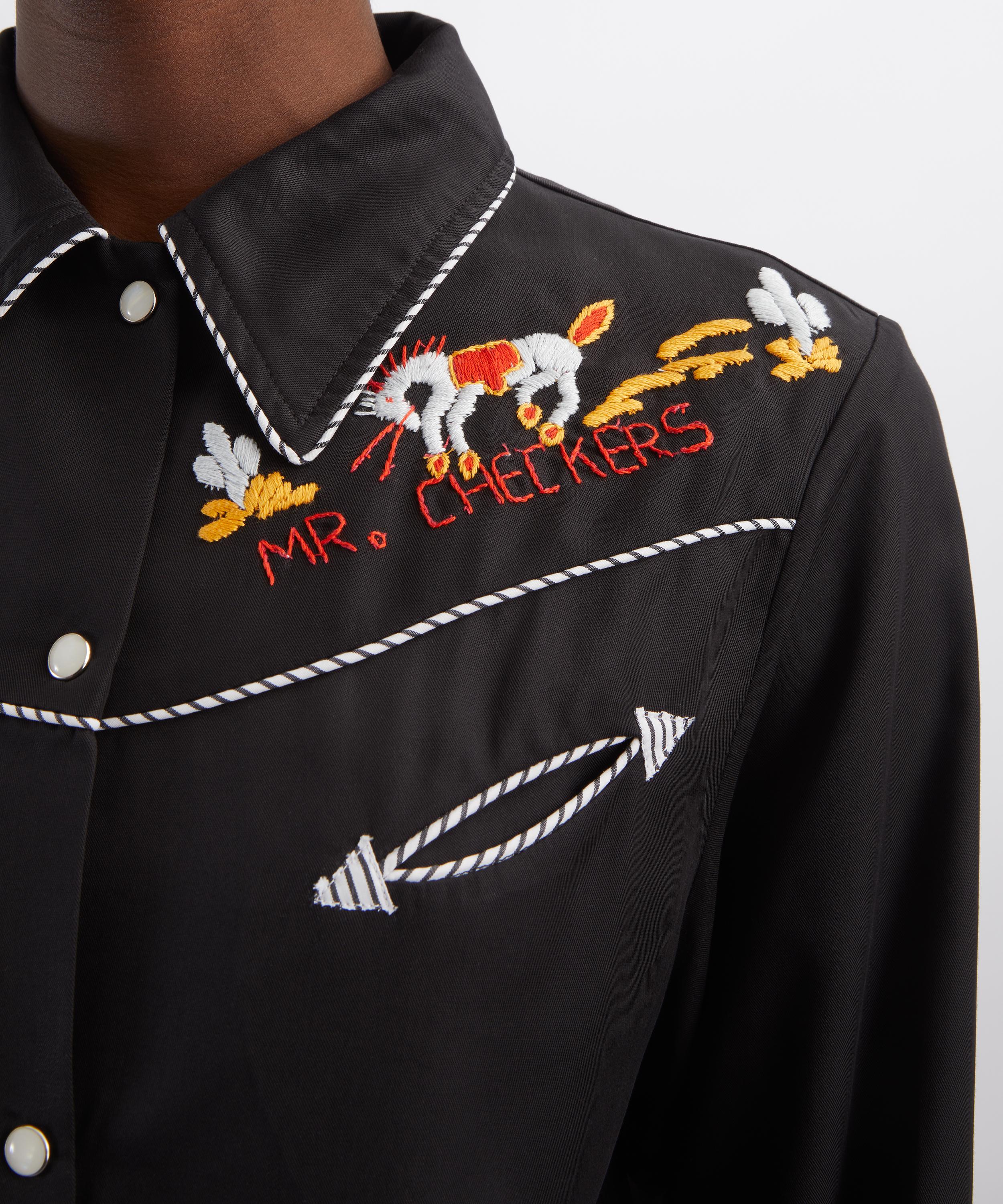 Bode - Checkers Western Shirt image number 4