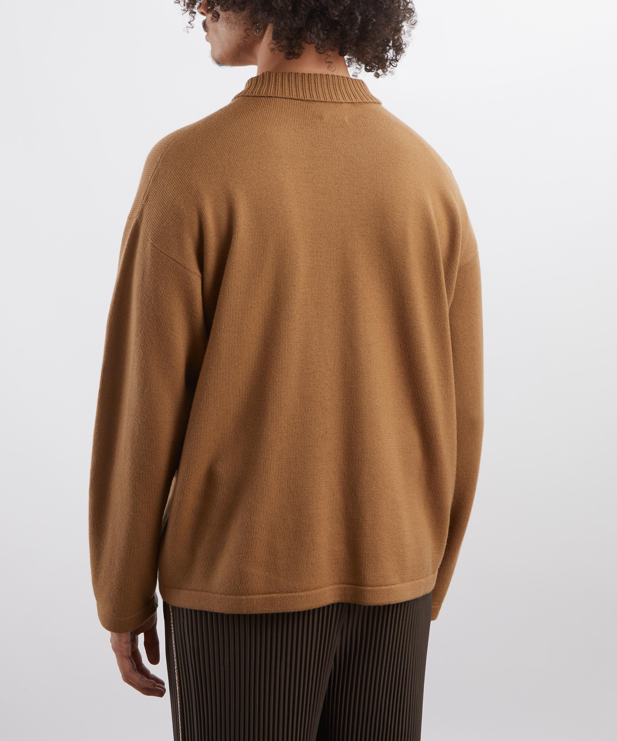 Bode - Cowboy Appliqu&eacute; Polo Jumper image number 3