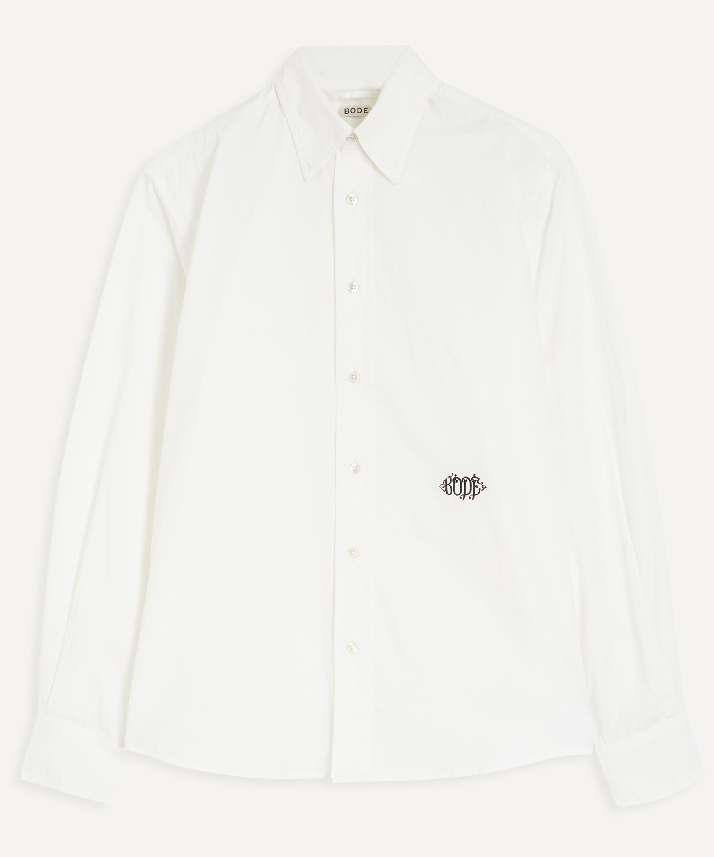 Bode - Monogrammed Poplin Shirt image number 0
