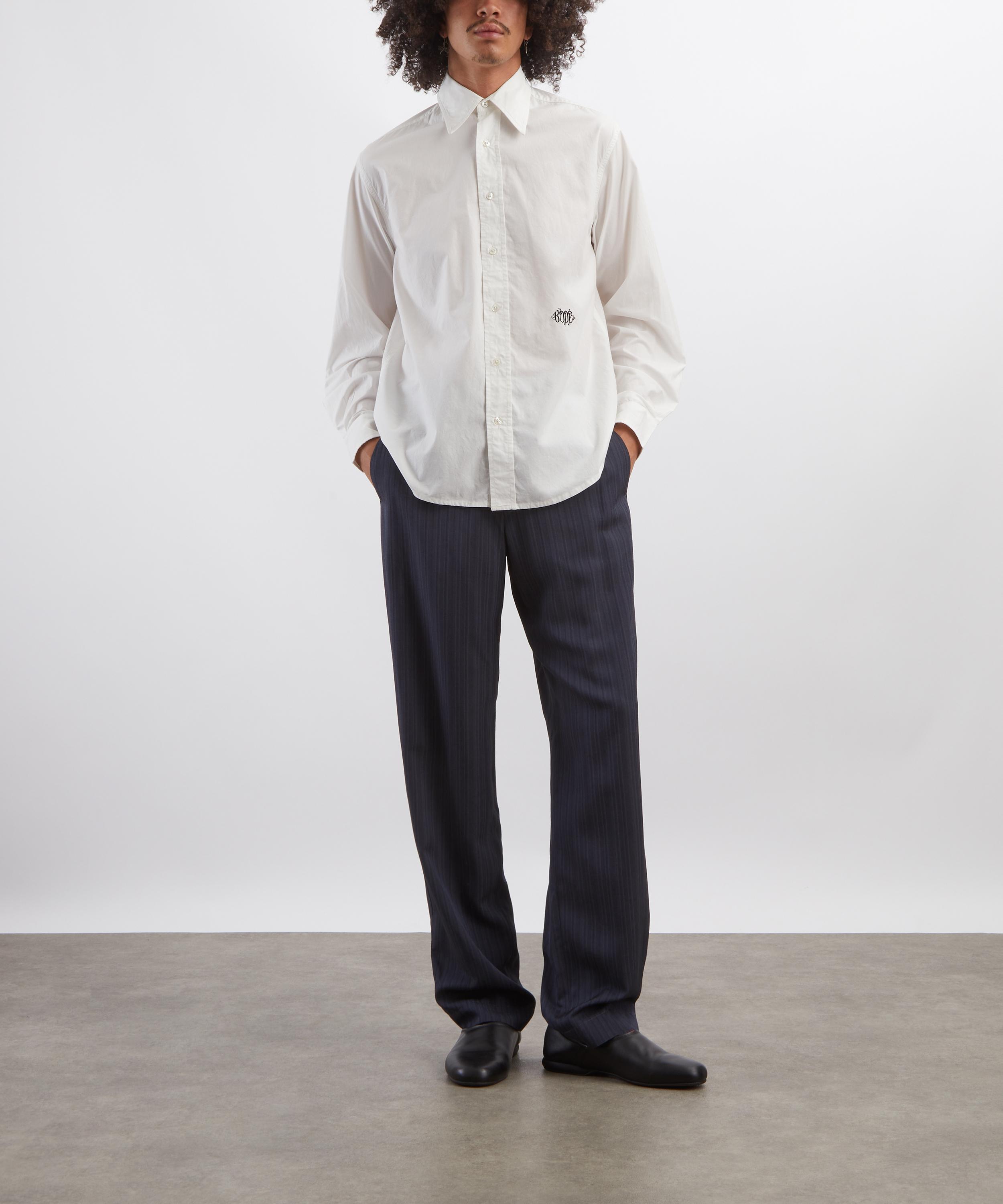 Bode - Monogrammed Poplin Shirt image number 1