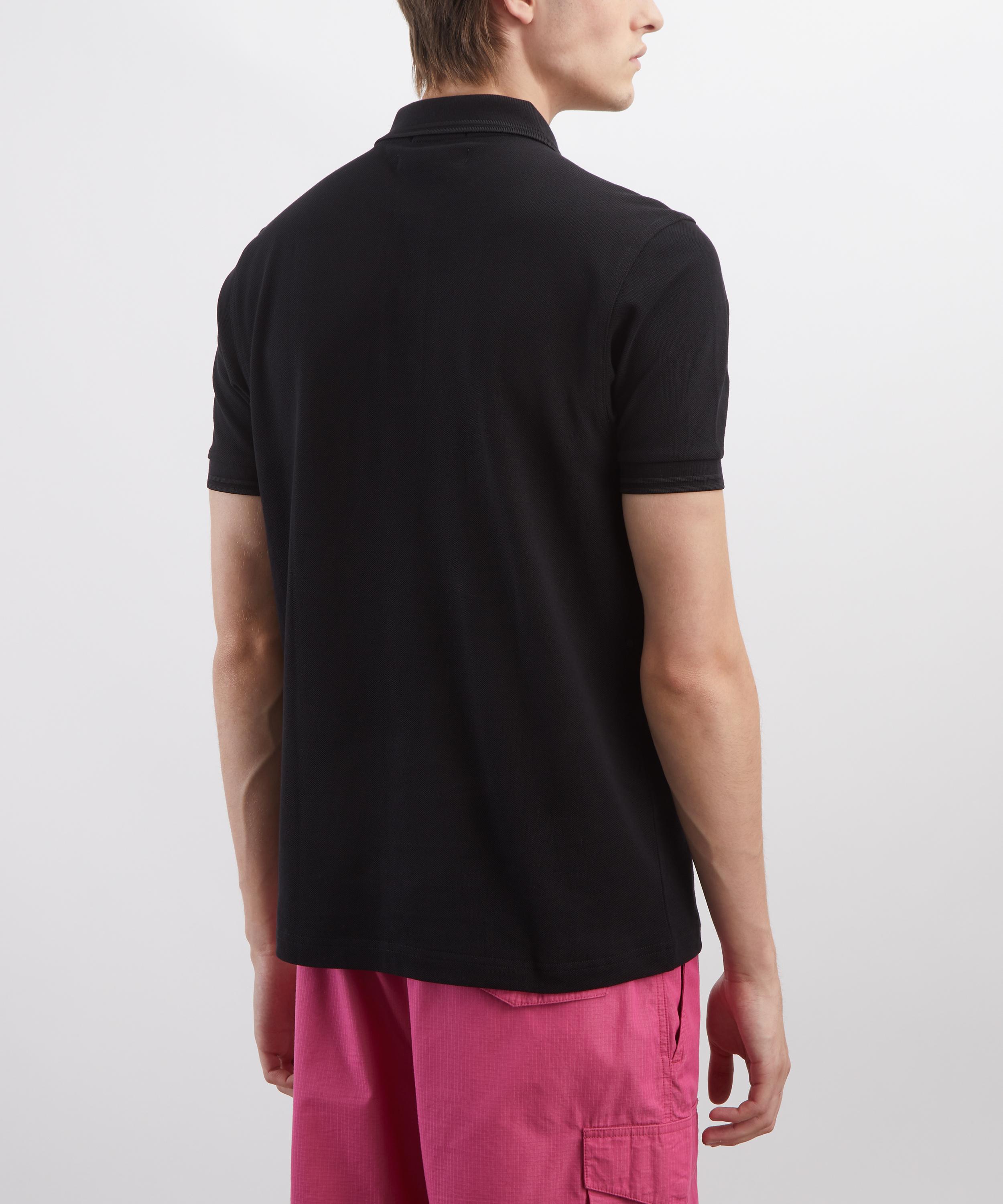 Comme des Gar&ccedil;ons Shirt - x Fred Perry Pink Fluorescent Embroidery Polo Shirt image number 3