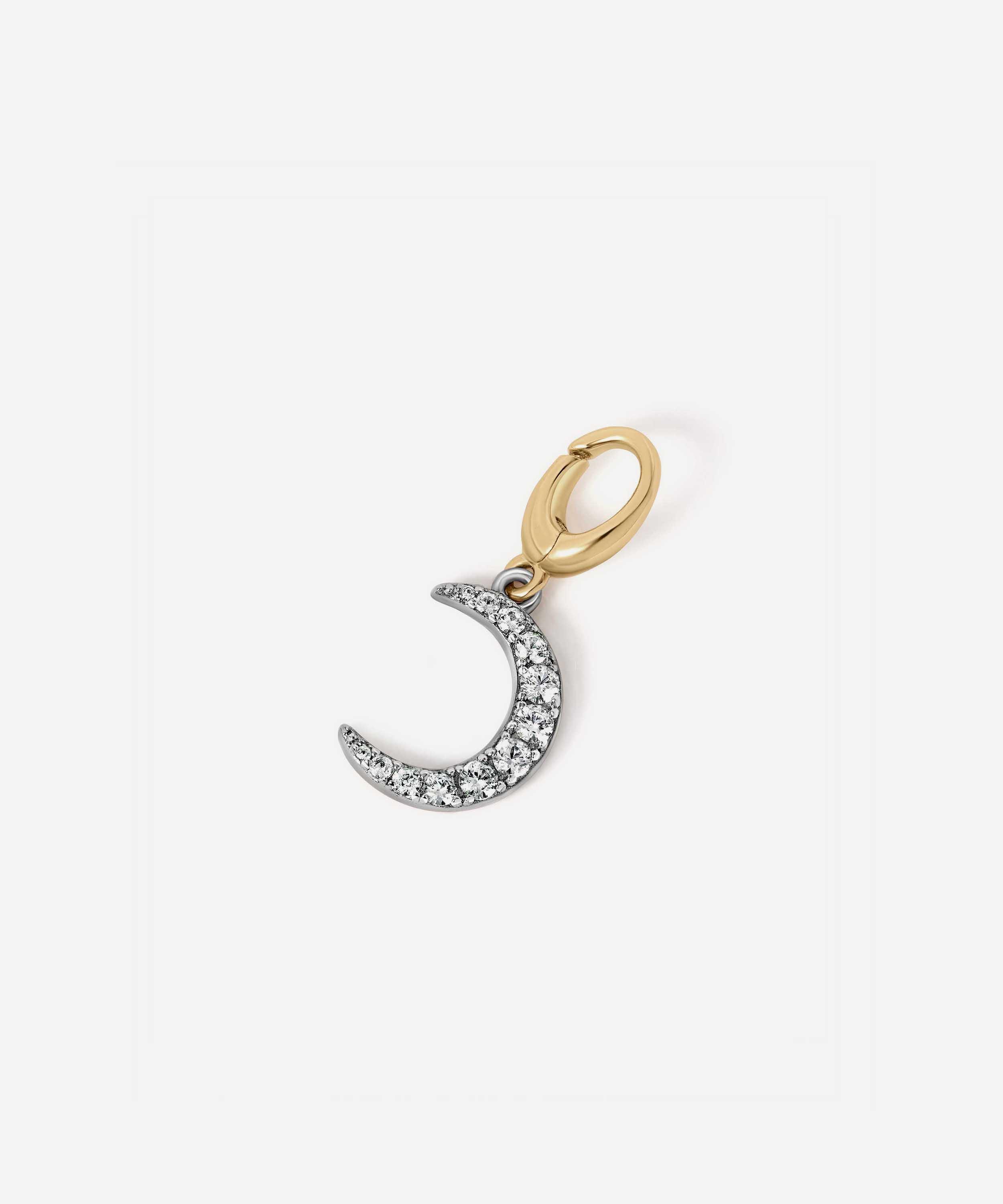 Astley Clarke - 18ct Gold-Plated Crescent Moon Charm image number 0
