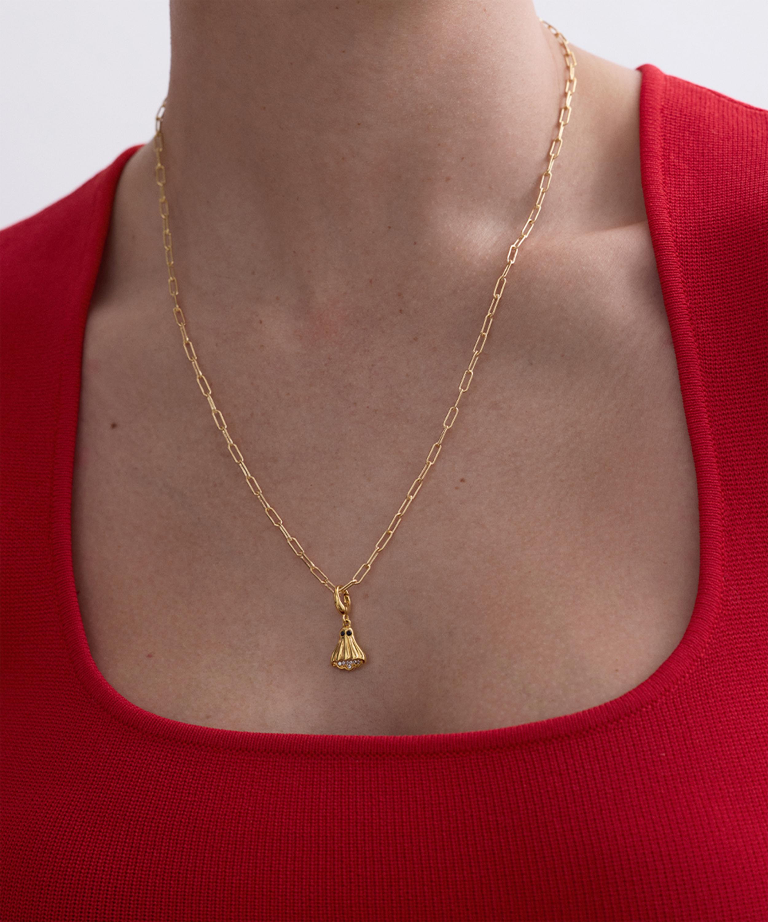 Astley Clarke - 18ct Gold-Plated Ghost Charm image number 1