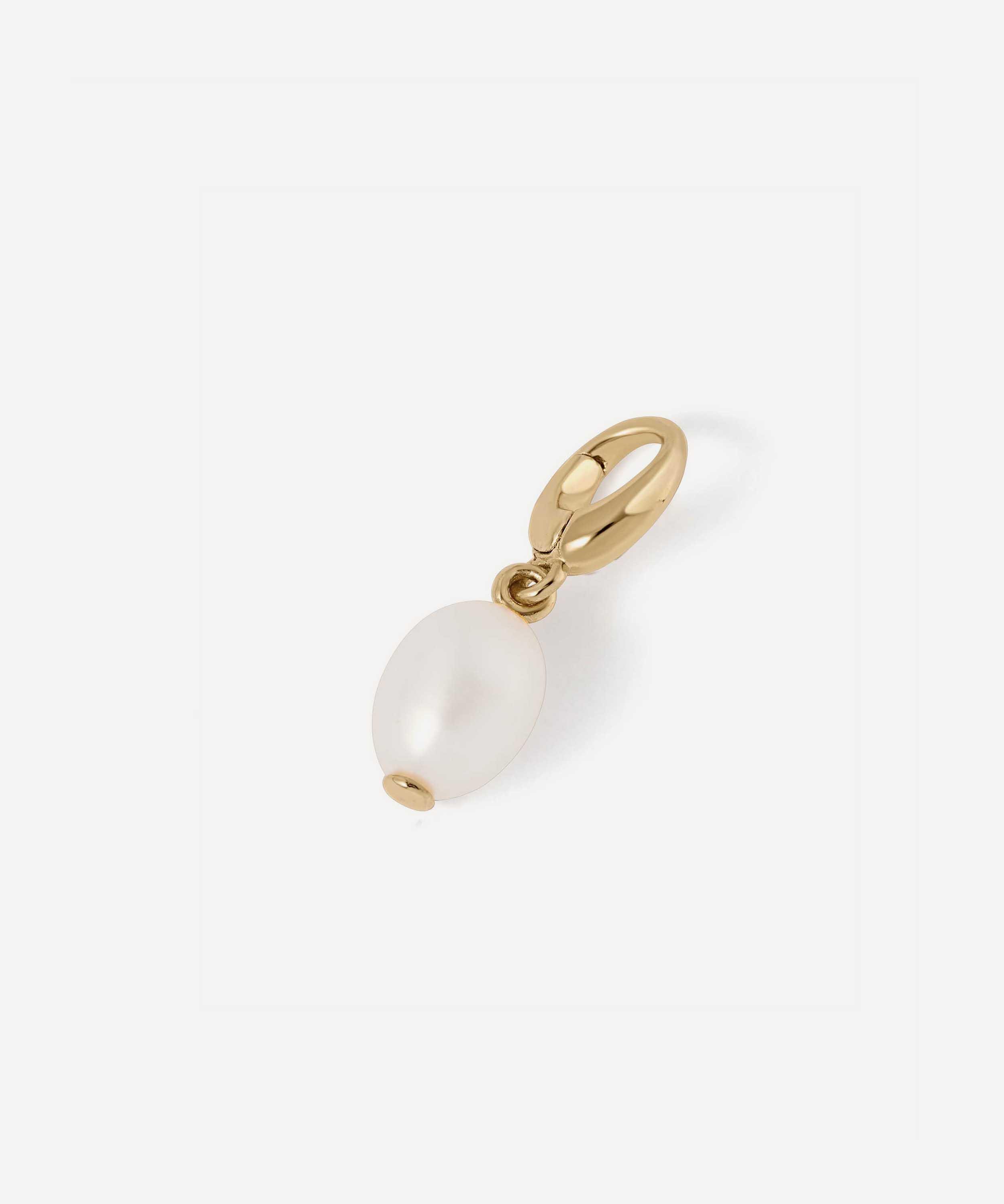 Astley Clarke - 18ct Gold-Plated Pearl Charm image number 0