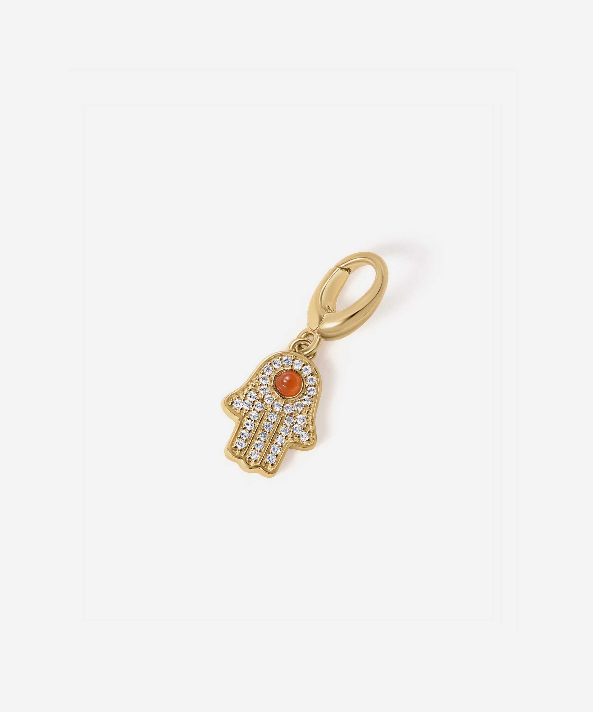 Astley Clarke - 18ct Gold-Plated Hamsa Hand Charm image number 0