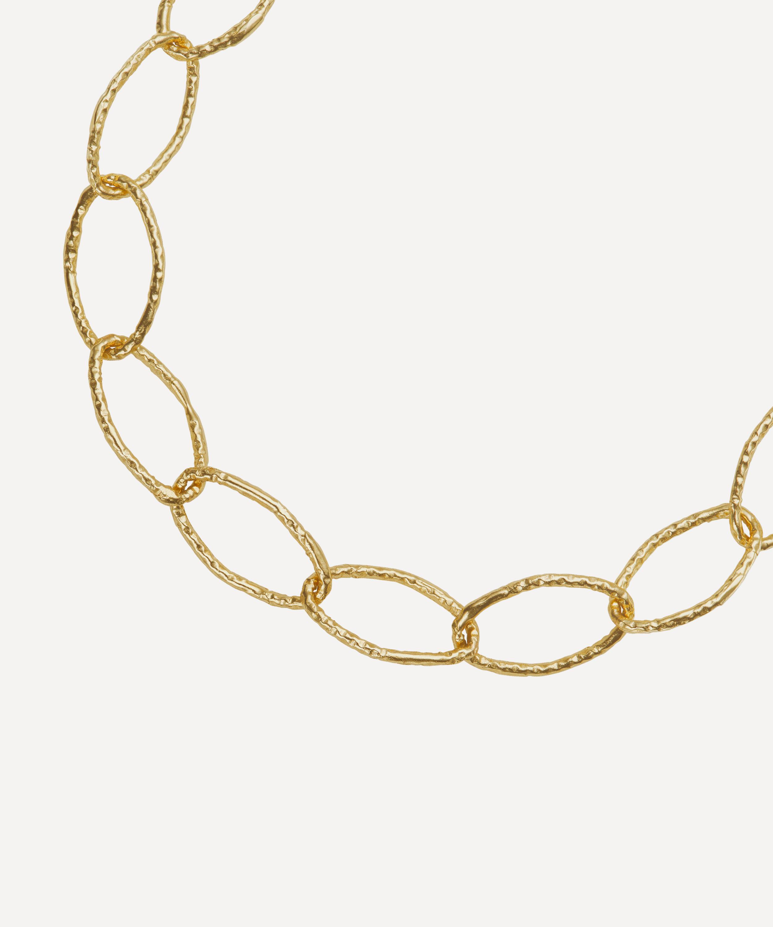 Ellis Mhairi Cameron - 14ct Gold X Twist Gold Link Chain Bracelet image number 3