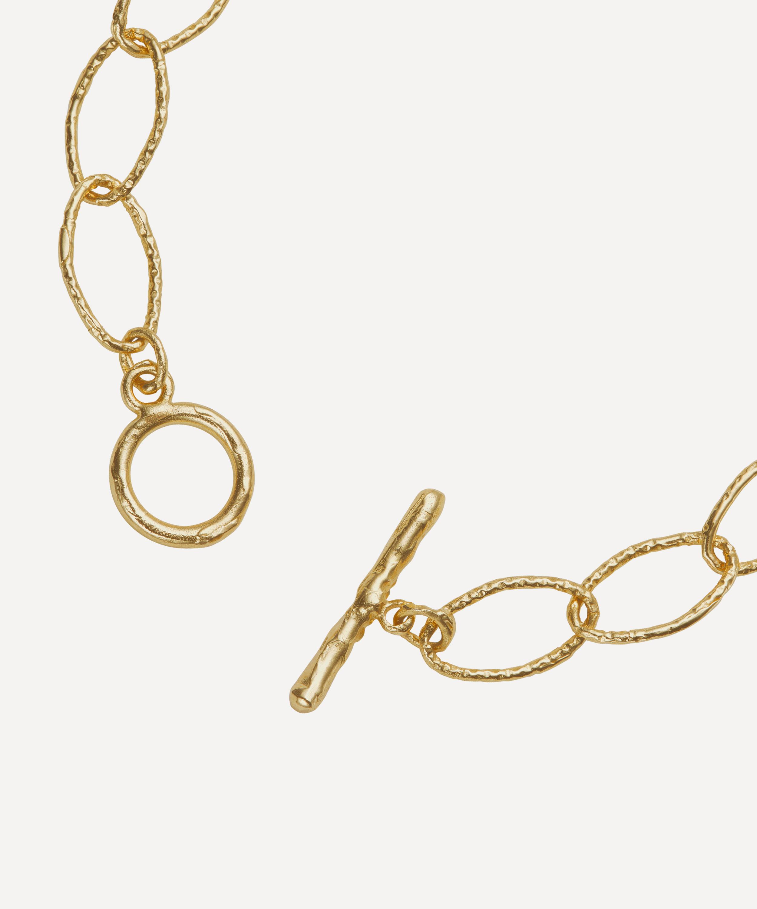 Ellis Mhairi Cameron - 14ct Gold X Twist Gold Link Chain Bracelet image number 4