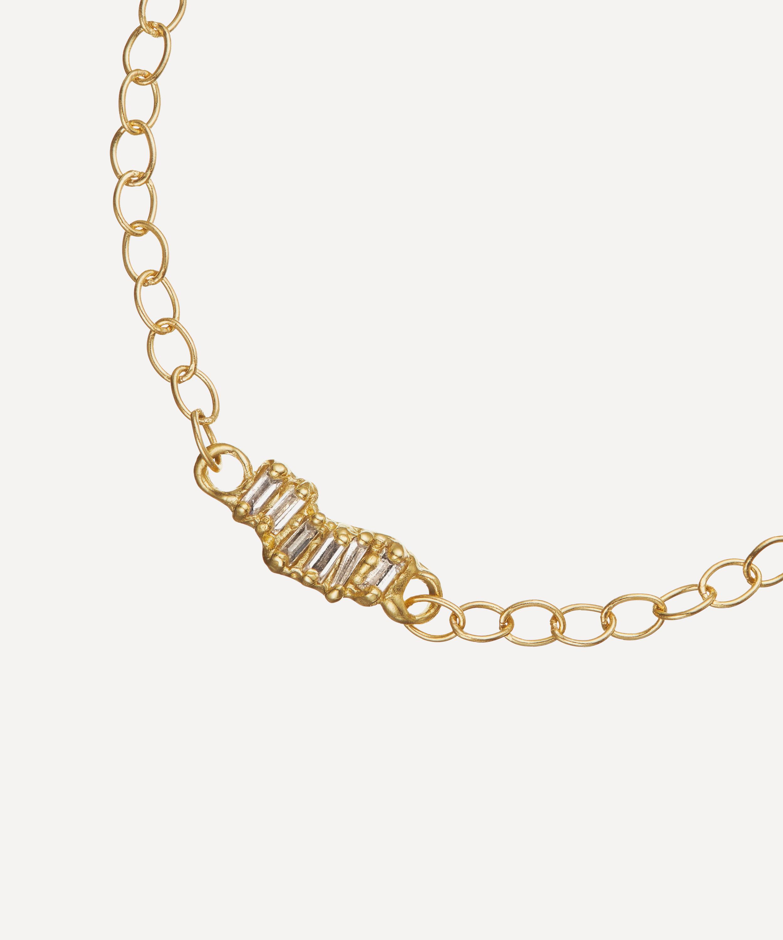Ellis Mhairi Cameron - 14ct Gold Armach Diamond Scatter Bracelet II image number 0