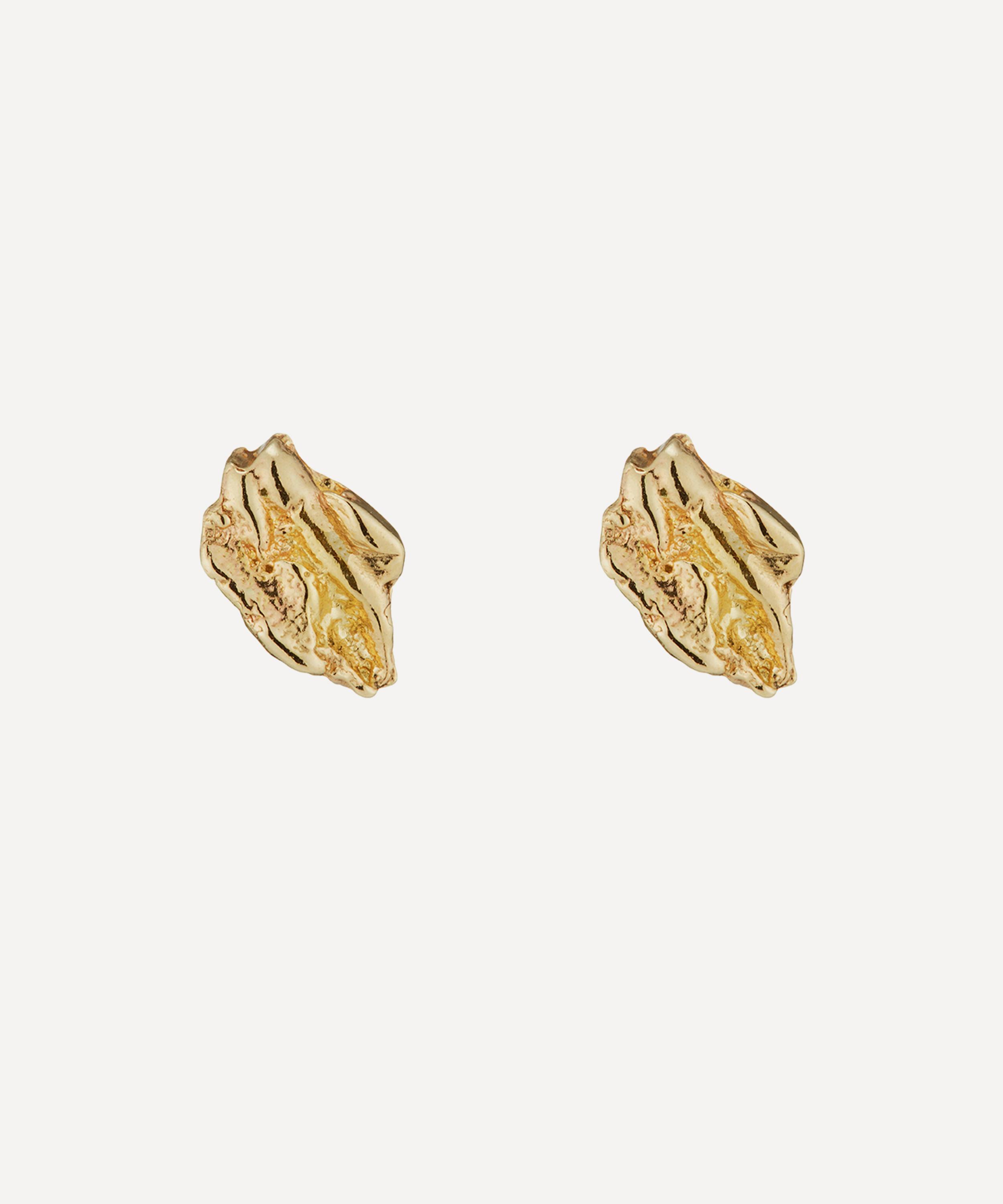 Ellis Mhairi Cameron - 14ct Gold VI Shard Stud Earrings image number 0