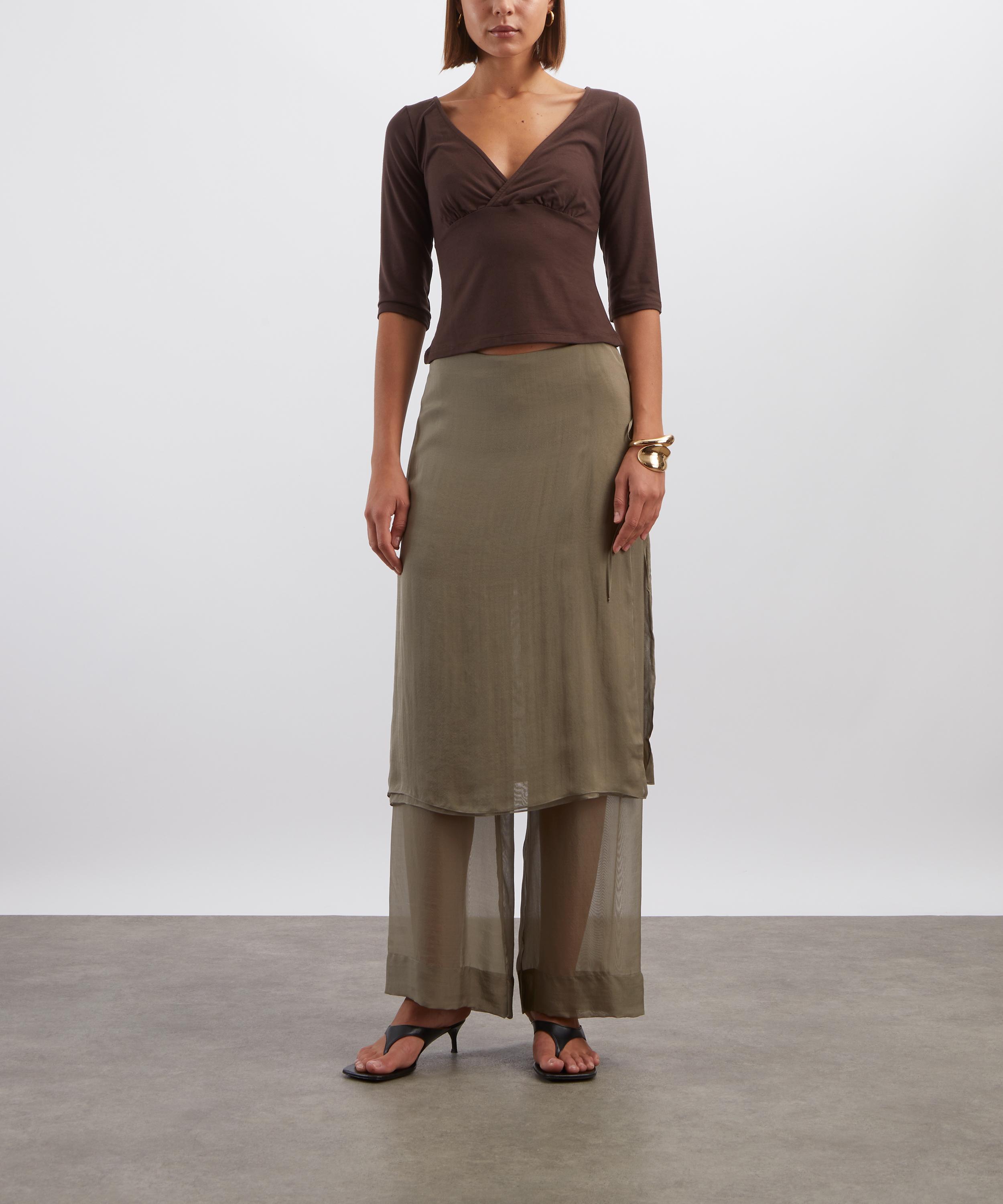 Reformation - Aylani V-Neck Knit Top image number 1