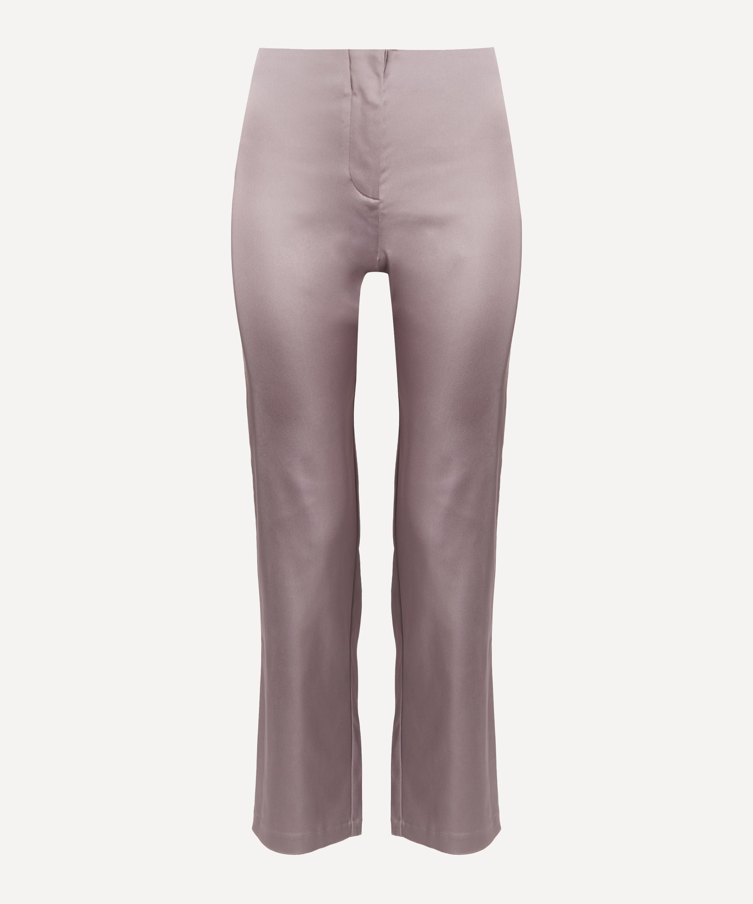 Reformation - Hadley Mid-Rise Satin Trousers