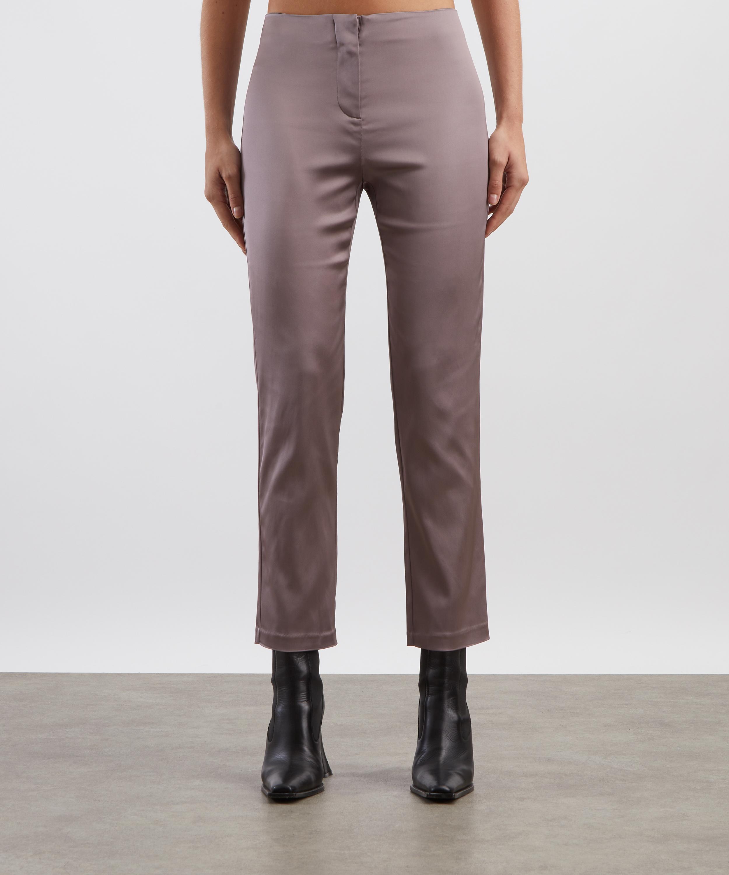 Reformation - Hadley Mid-Rise Satin Trousers image number 2