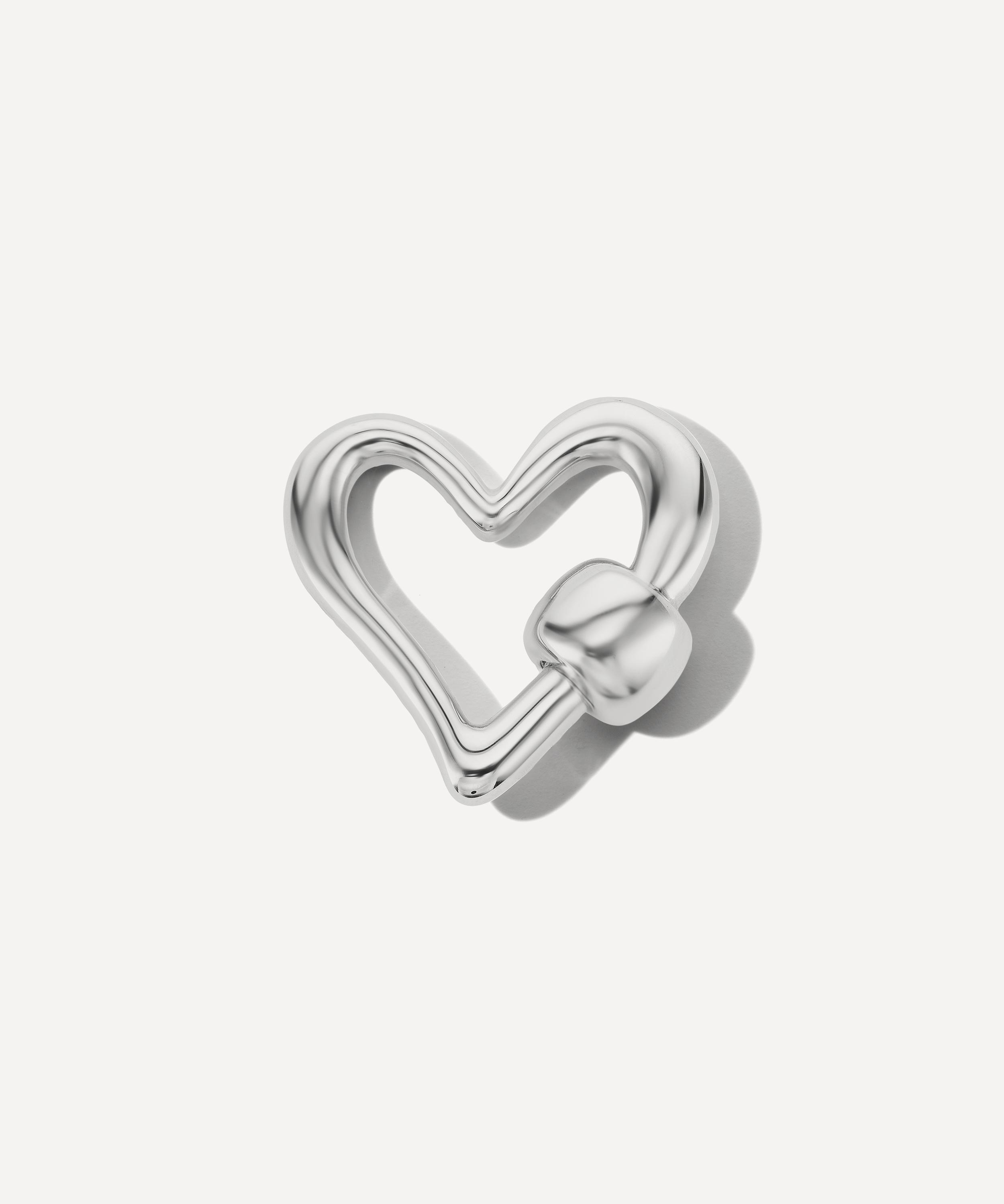 Marla Aaron - Silver Freeform Heartlock