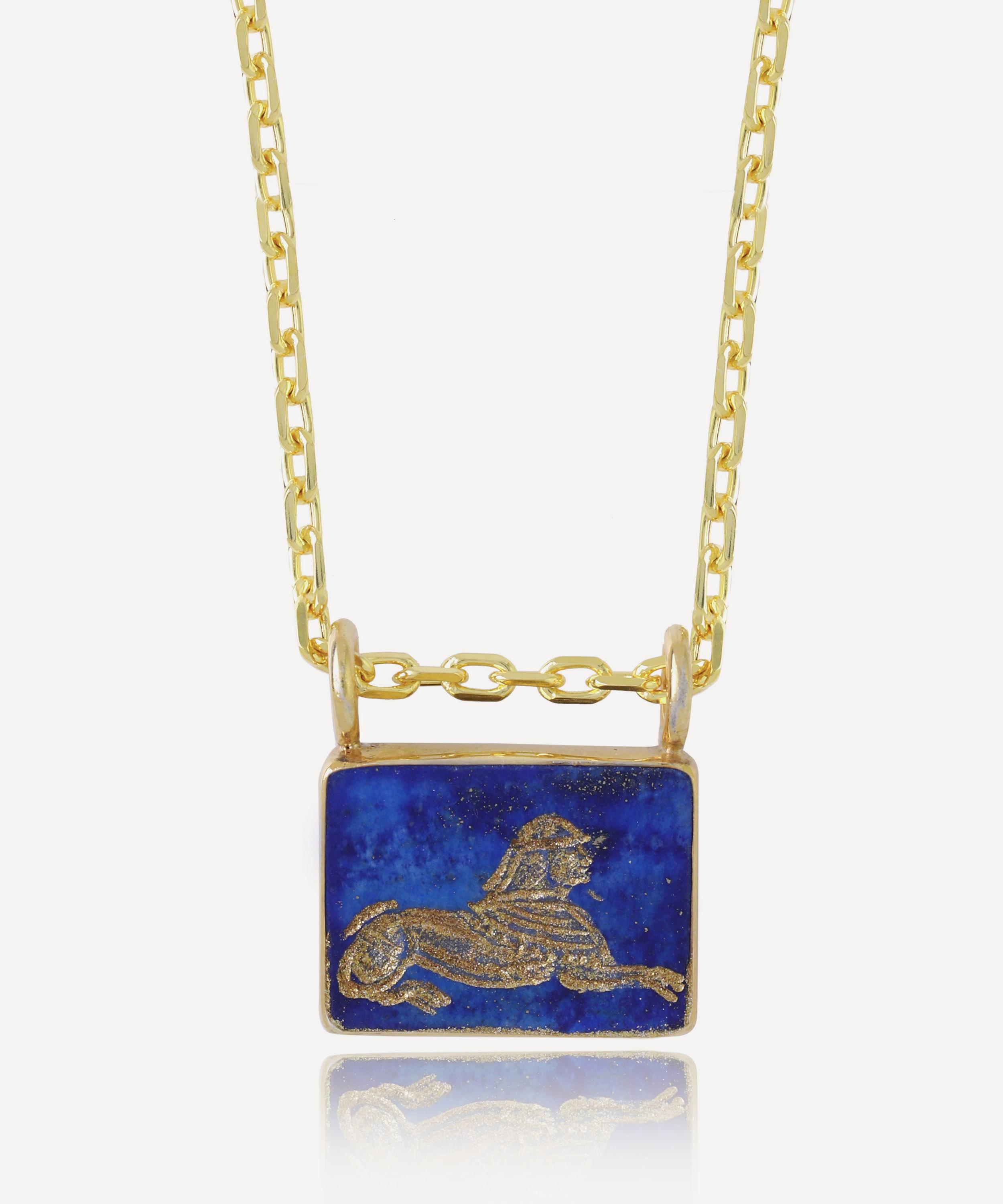 Ece London - 22ct Gold Vermeil The Sphinx Necklace image number 0