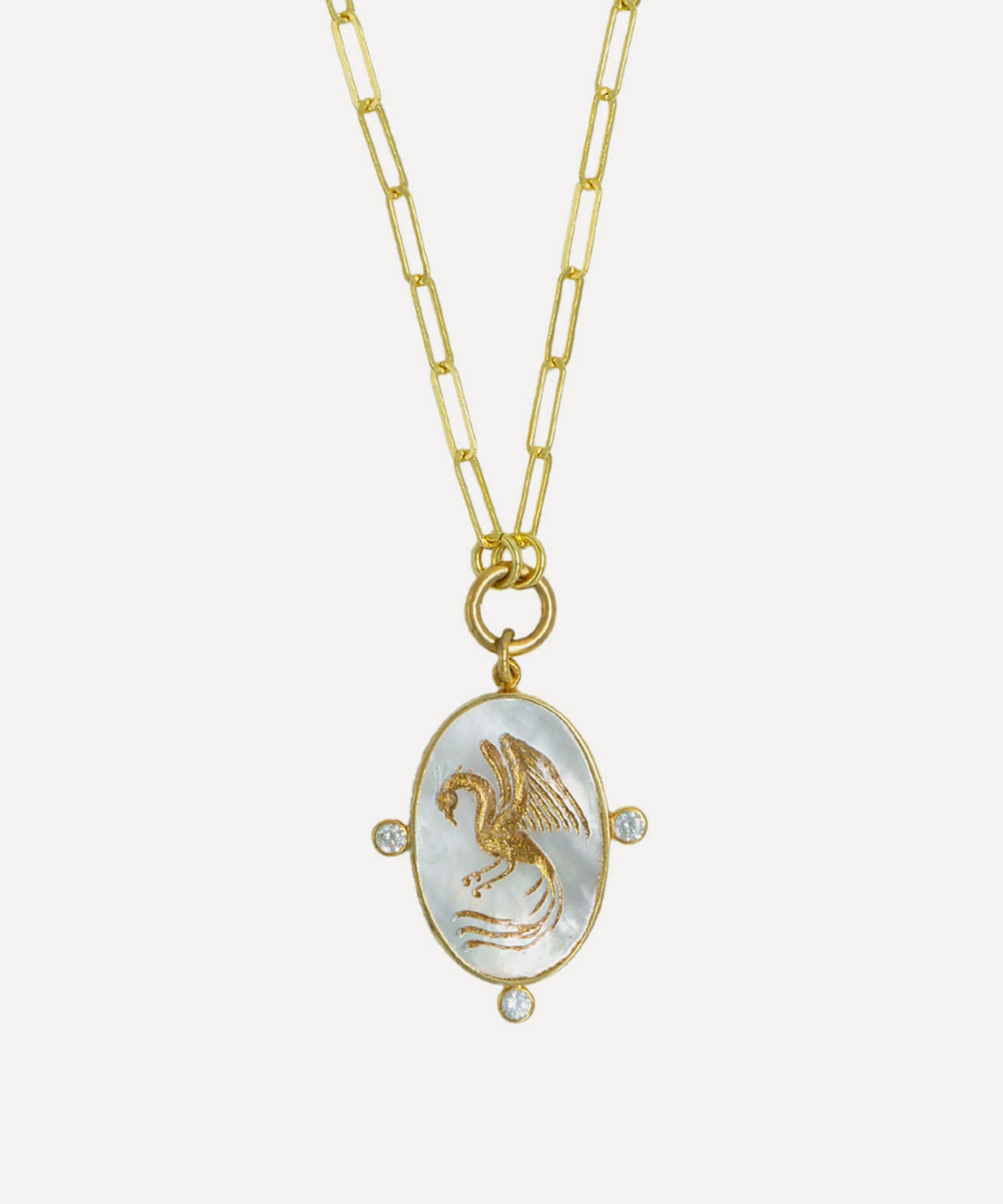 Ece - 22ct Gold Vermeil The Phoenix Necklace image number 0