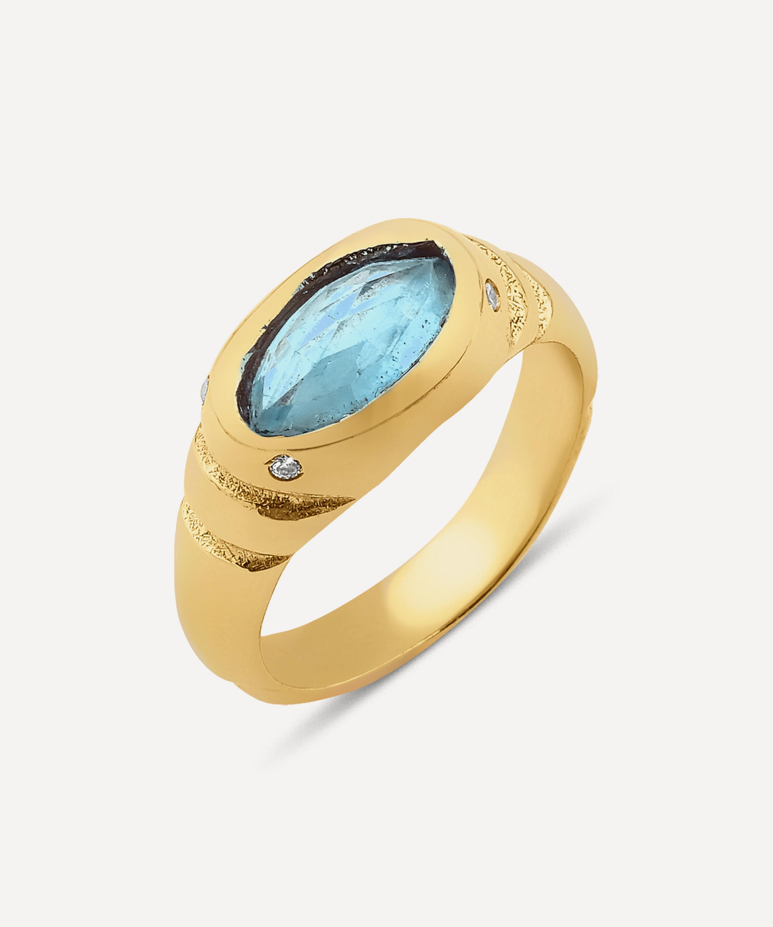 Ece - 22ct Gold Vermeil The Urania's Eye Ring image number 0