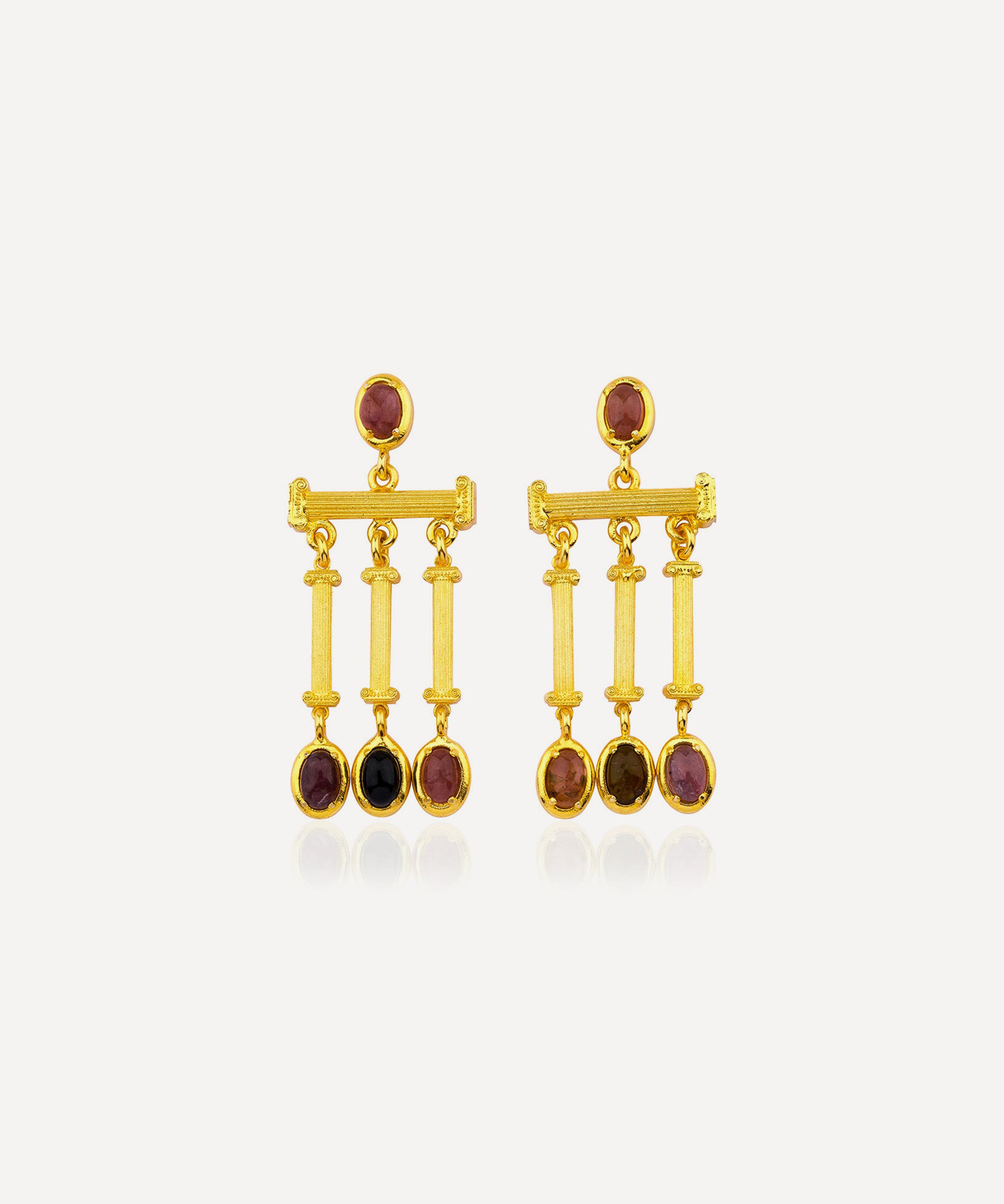 Ece London - 22ct Gold Vermeil The Celestial III Earrings image number 0