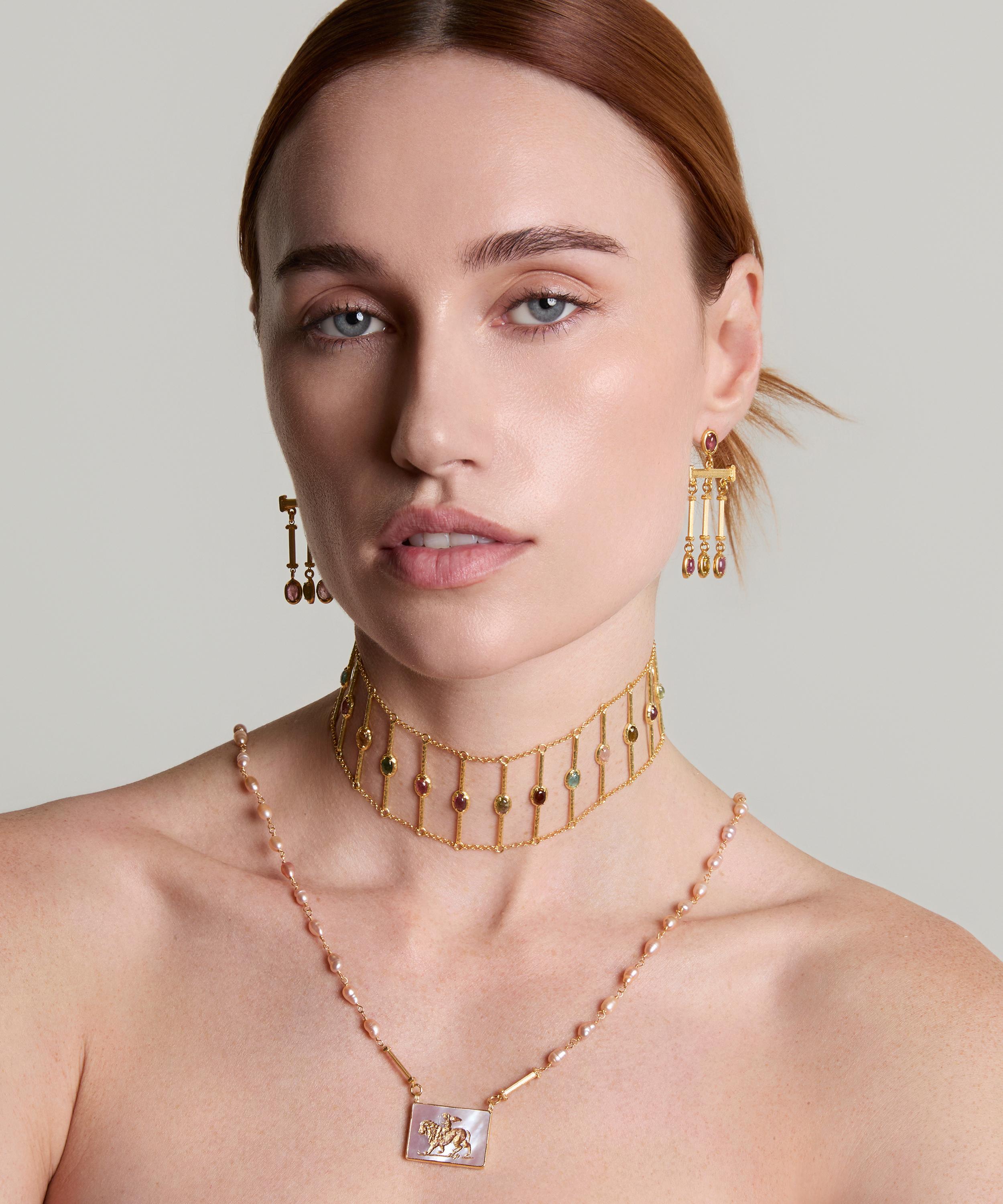 Ece London - 22ct Gold Vermeil The Celestial III Earrings image number 1