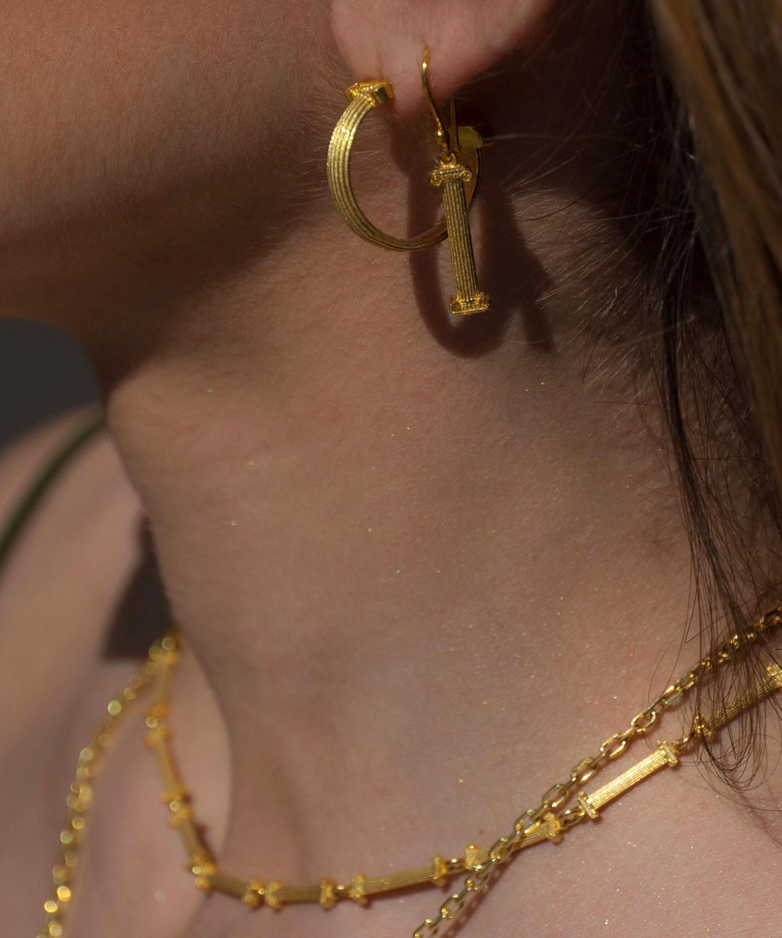 Ece London - 22ct Gold Vermeil The Ionic Necklace image number 2