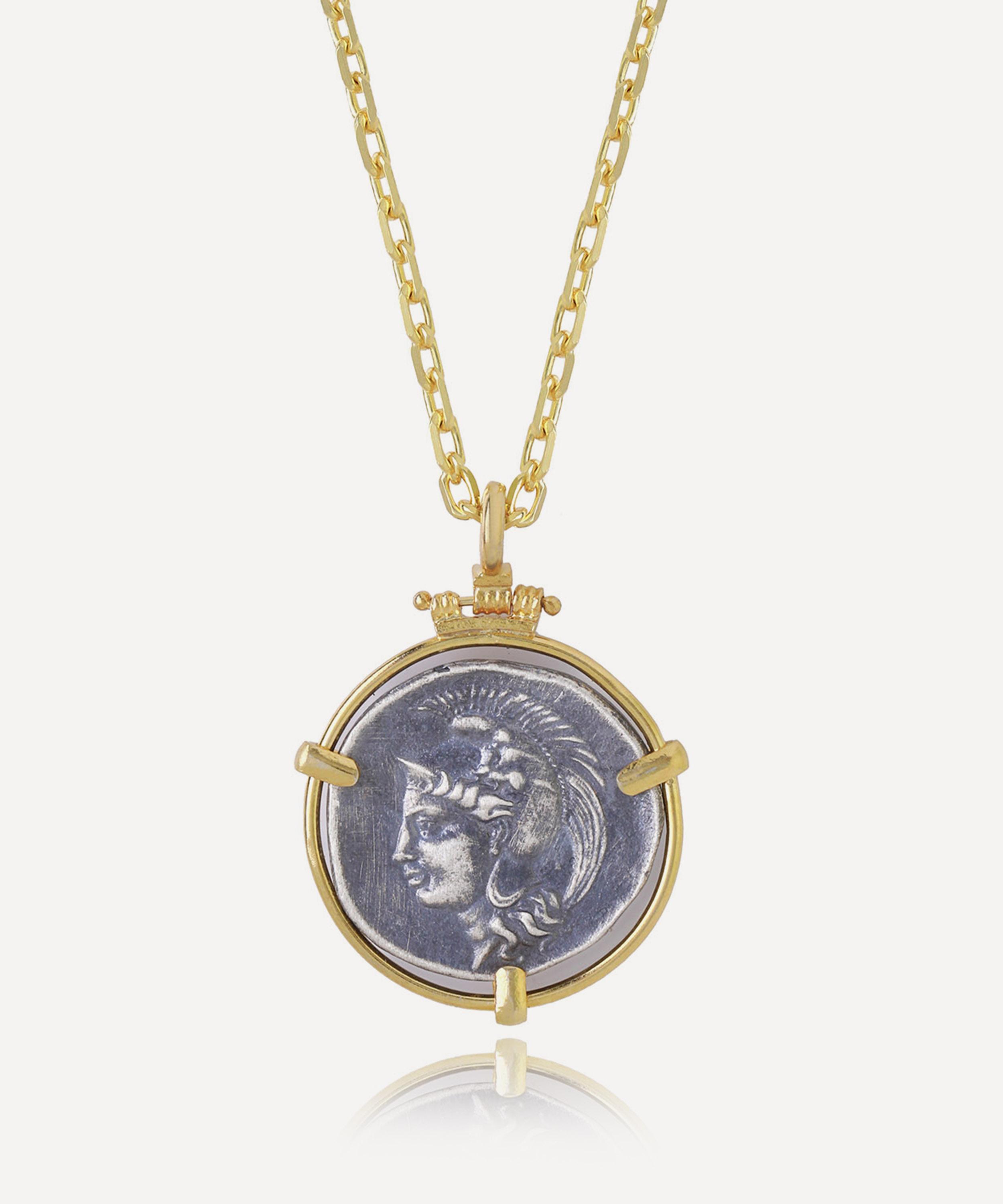 Ece London - 22ct Gold Vermeil The Lucania Coin Necklace image number 0