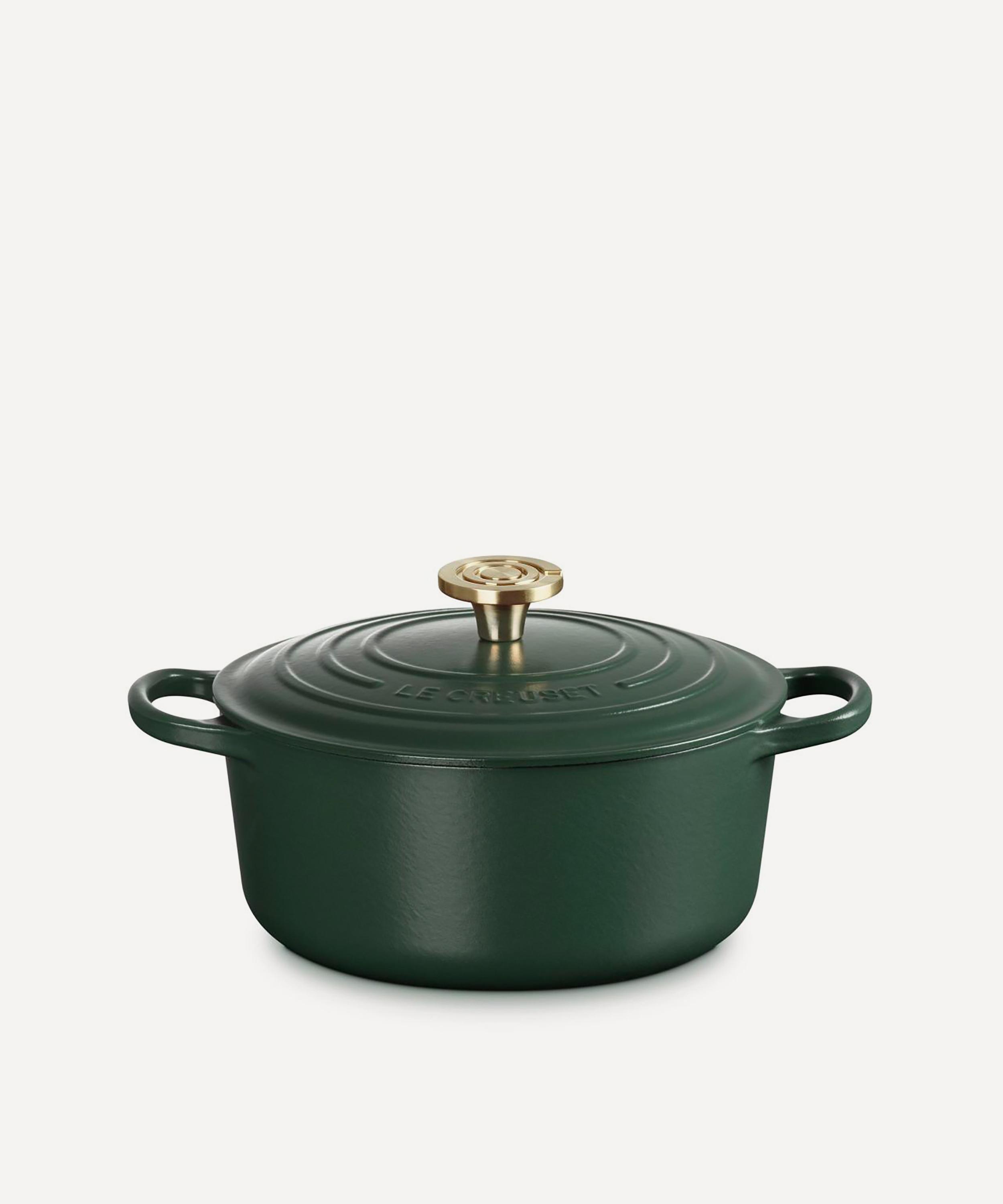 Le Creuset - Enamelled Cast Iron Signature Round Casserole 24cm For&ecirc;t image number 0