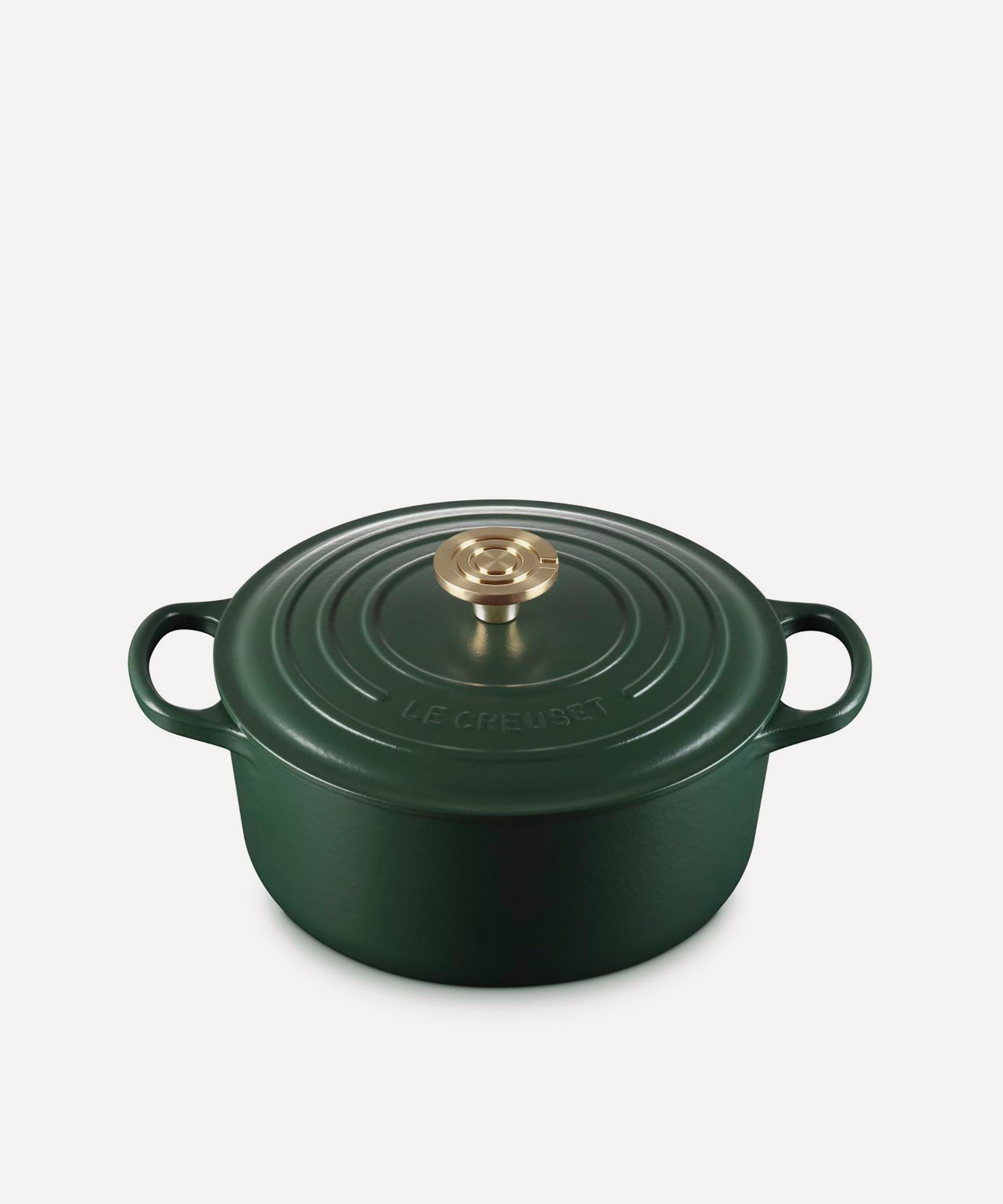 Le Creuset - Enamelled Cast Iron Signature Round Casserole 24cm For&ecirc;t image number 1