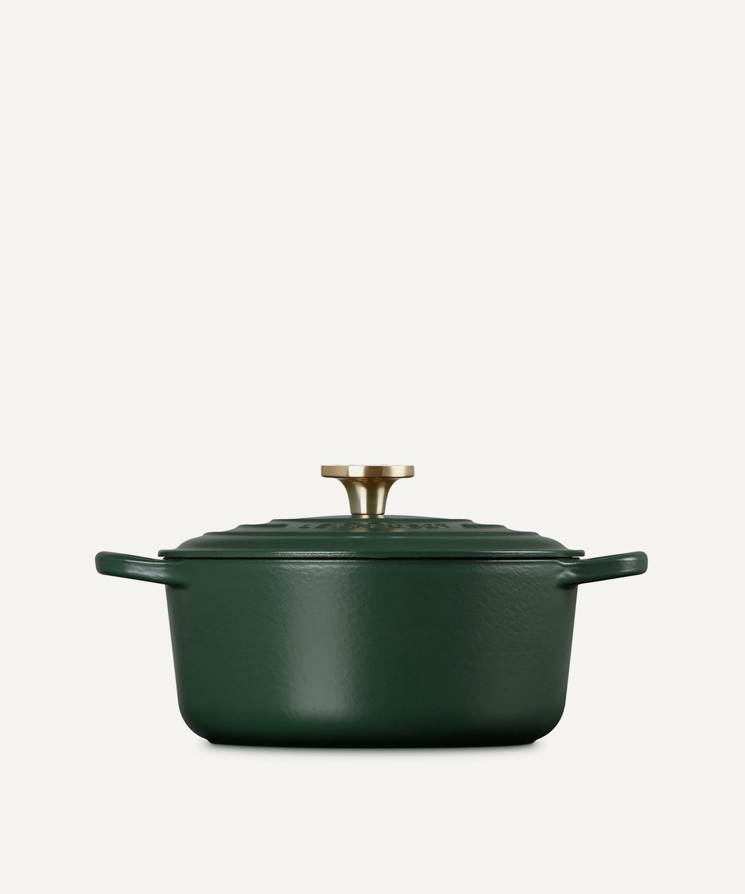 Le Creuset - Enamelled Cast Iron Signature Round Casserole 24cm For&ecirc;t image number 2