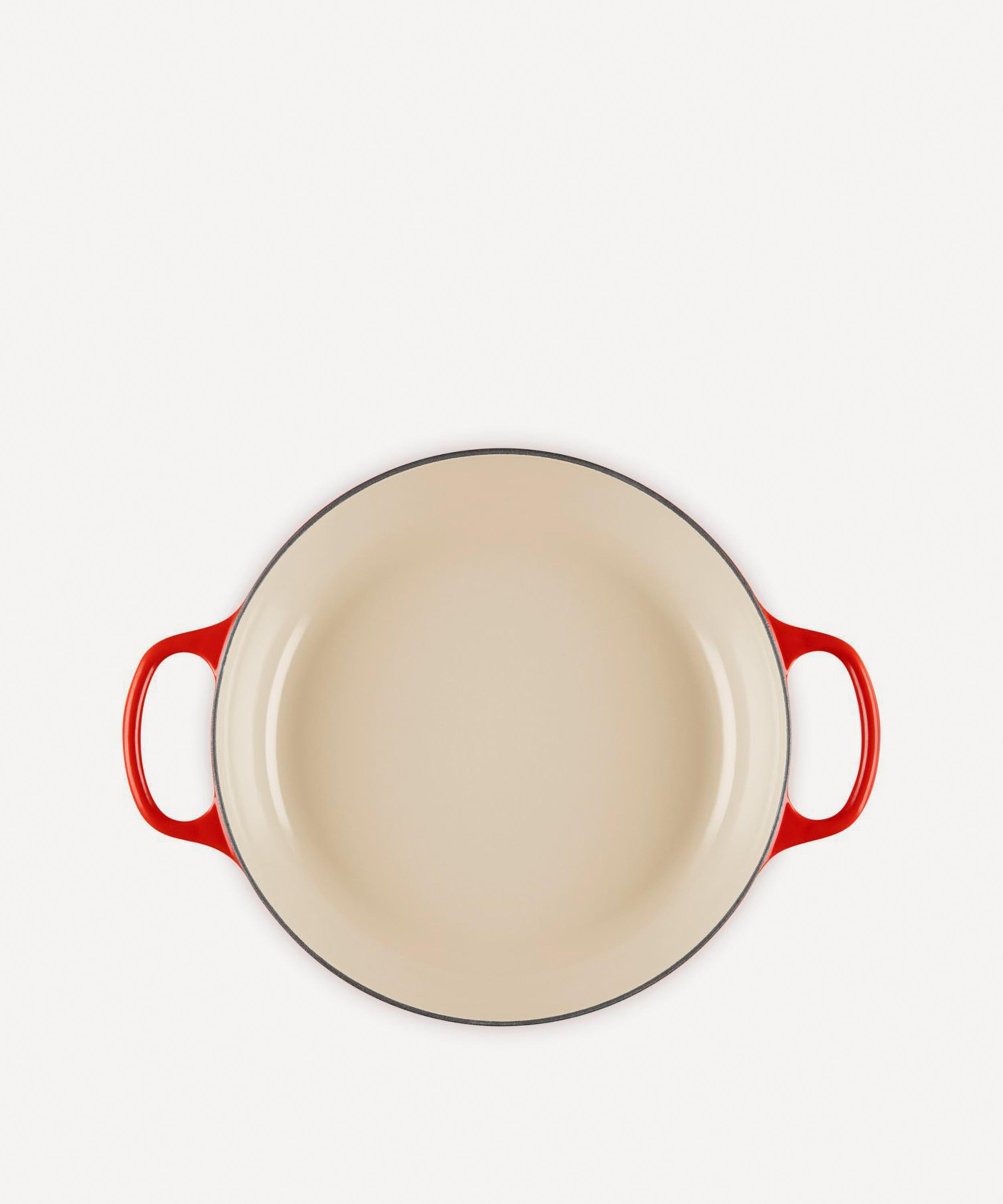 Le Creuset - Enamelled Cast Iron L'&Eacute;toile Signature Shallow Casserole 30cm Cerise image number 5