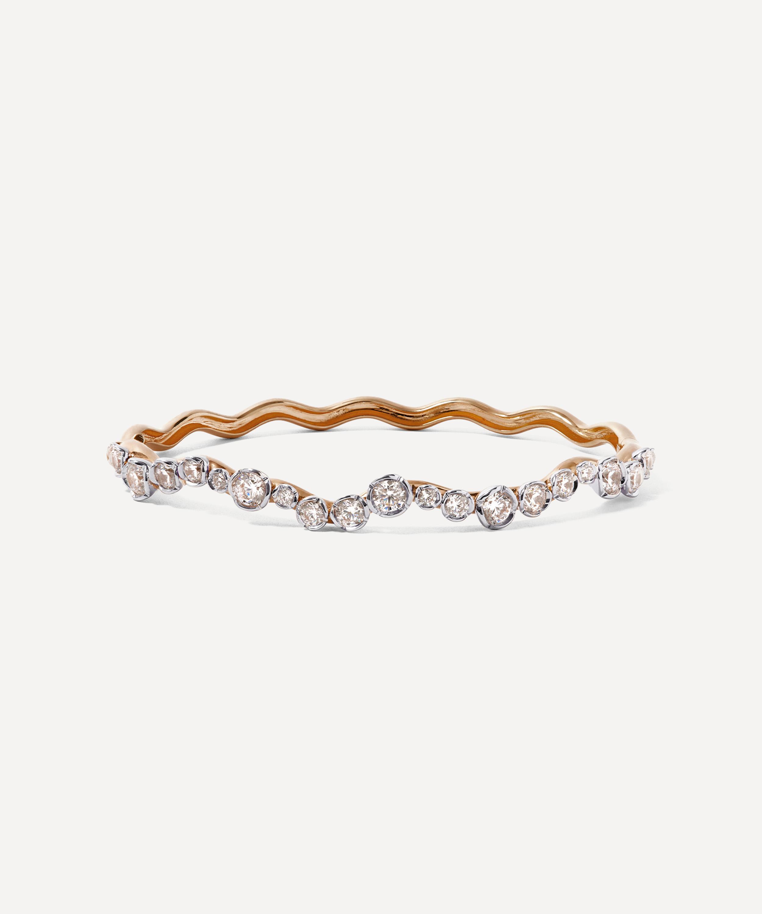 Annoushka - 18ct Gold Whoopsie Daisy Diamond Bangle Bracelet image number 0