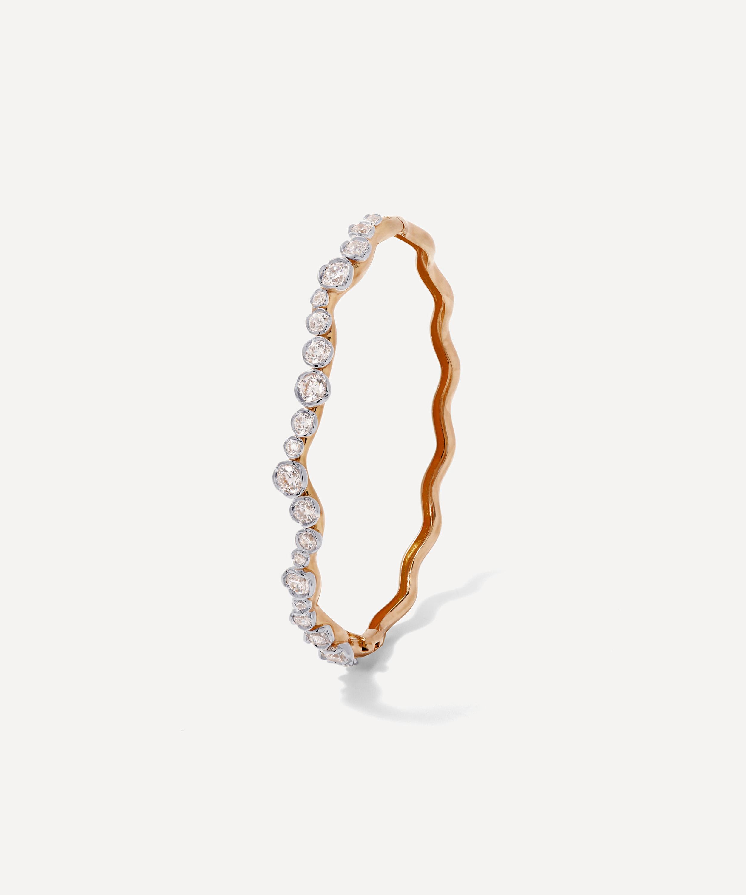 Annoushka - 18ct Gold Whoopsie Daisy Diamond Bangle Bracelet image number 3