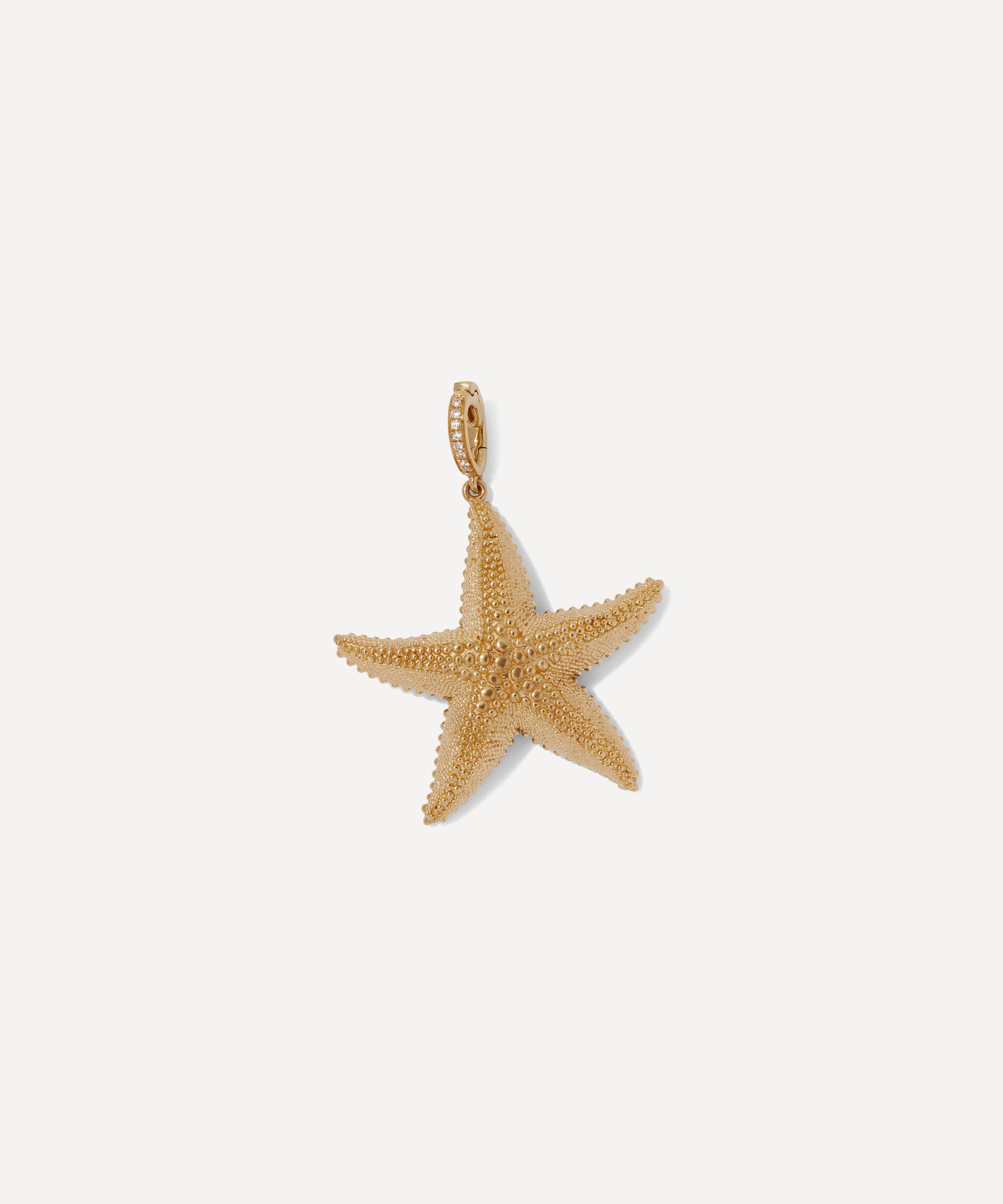 Annoushka - 18ct Gold Starfish Charm Pendant image number 0