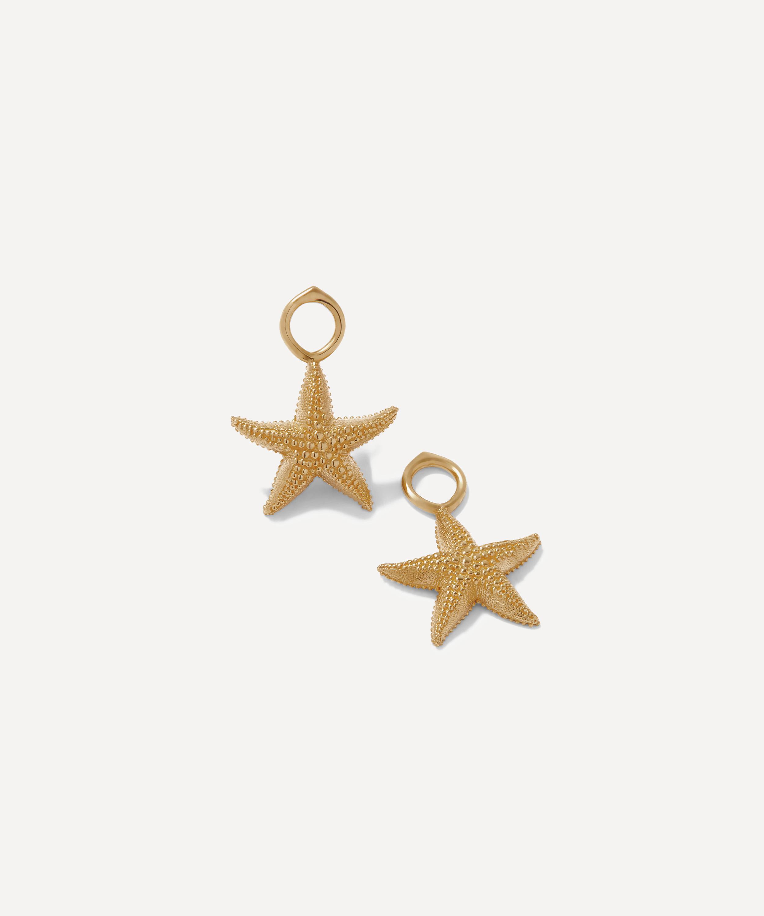 Annoushka - 18ct Gold Starfish Earring Drops image number 0