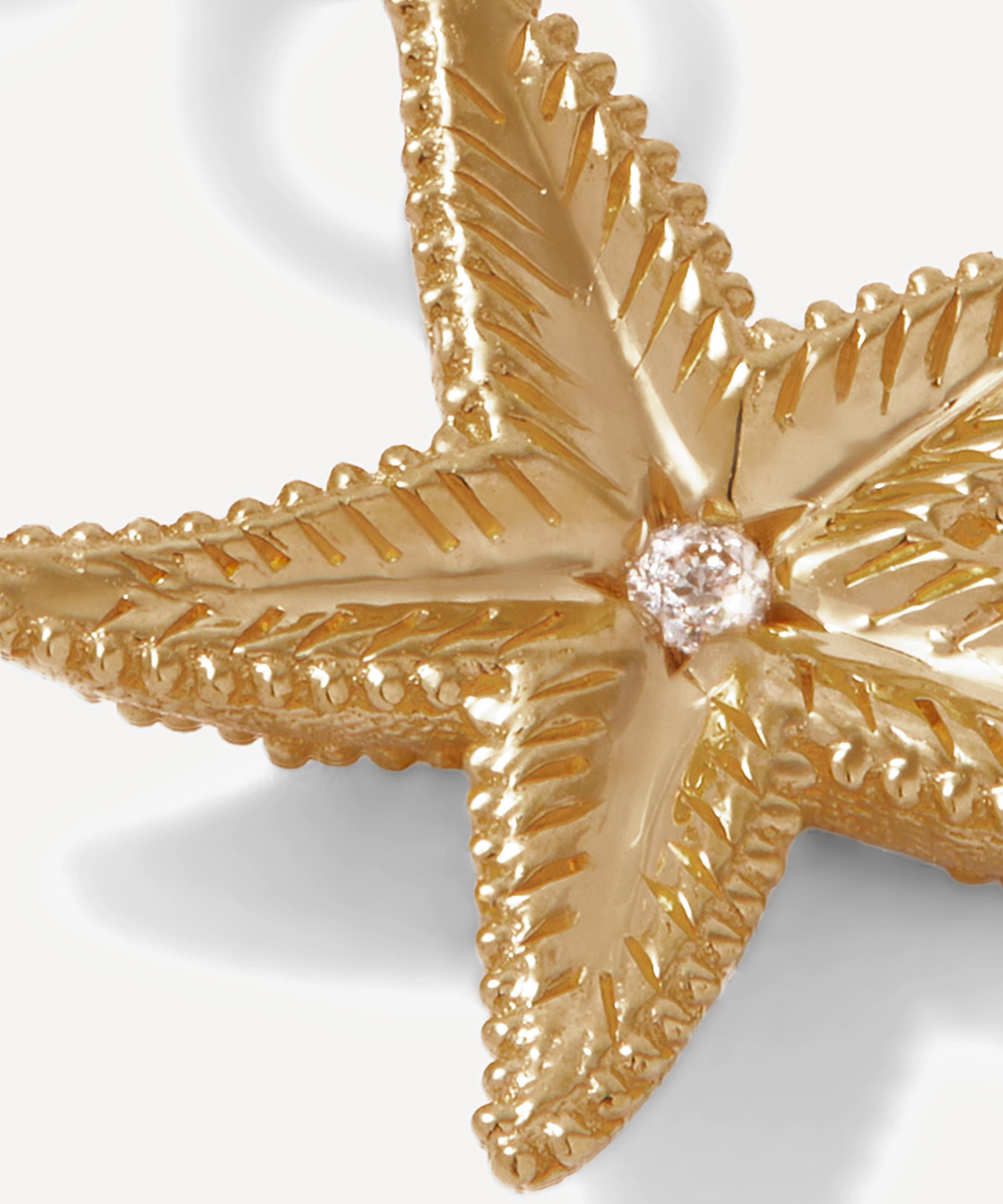 Annoushka - 18ct Gold Starfish Earring Drops image number 2
