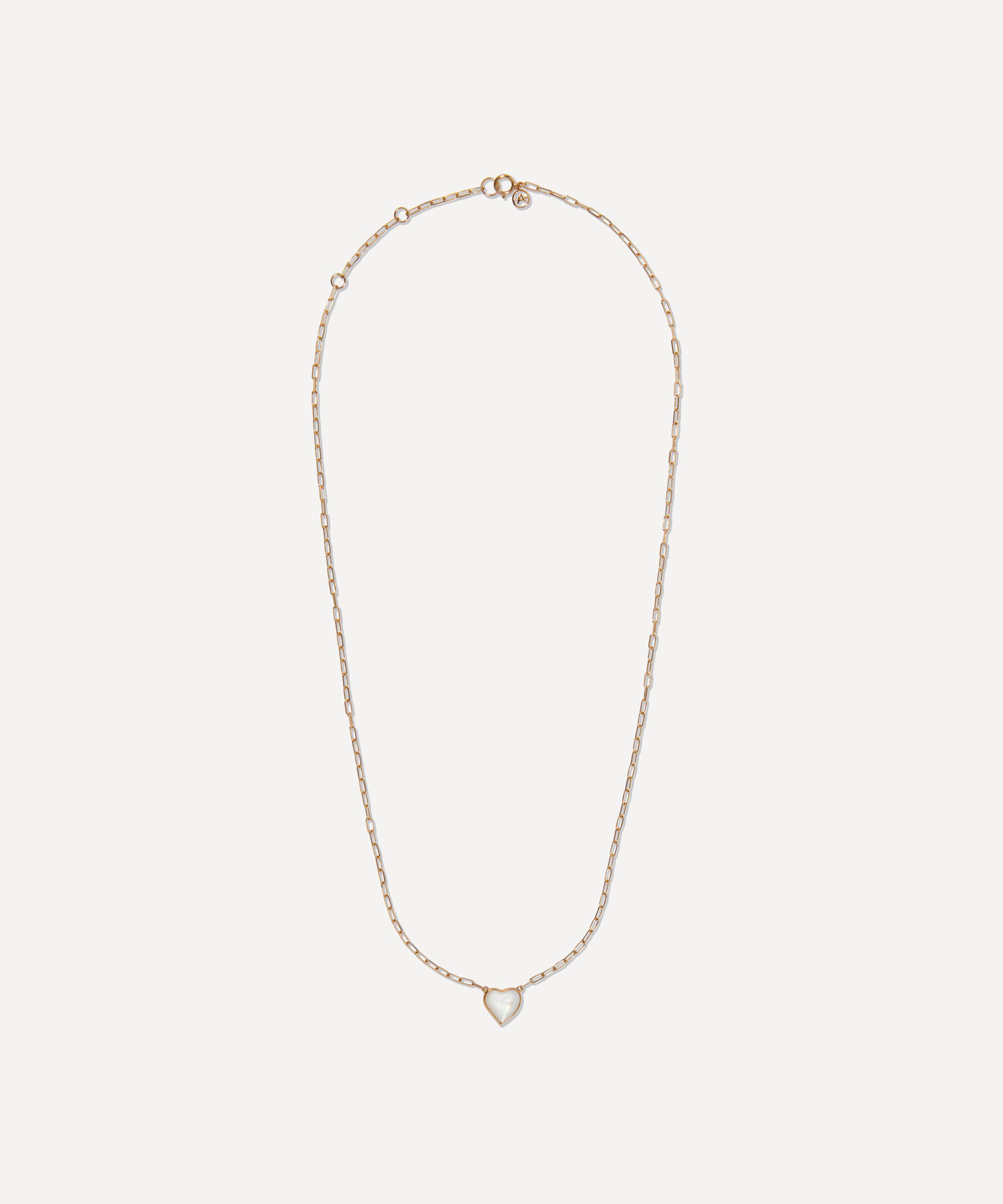 Annoushka - 18ct Gold Baby Heart Pendant Necklace image number 1