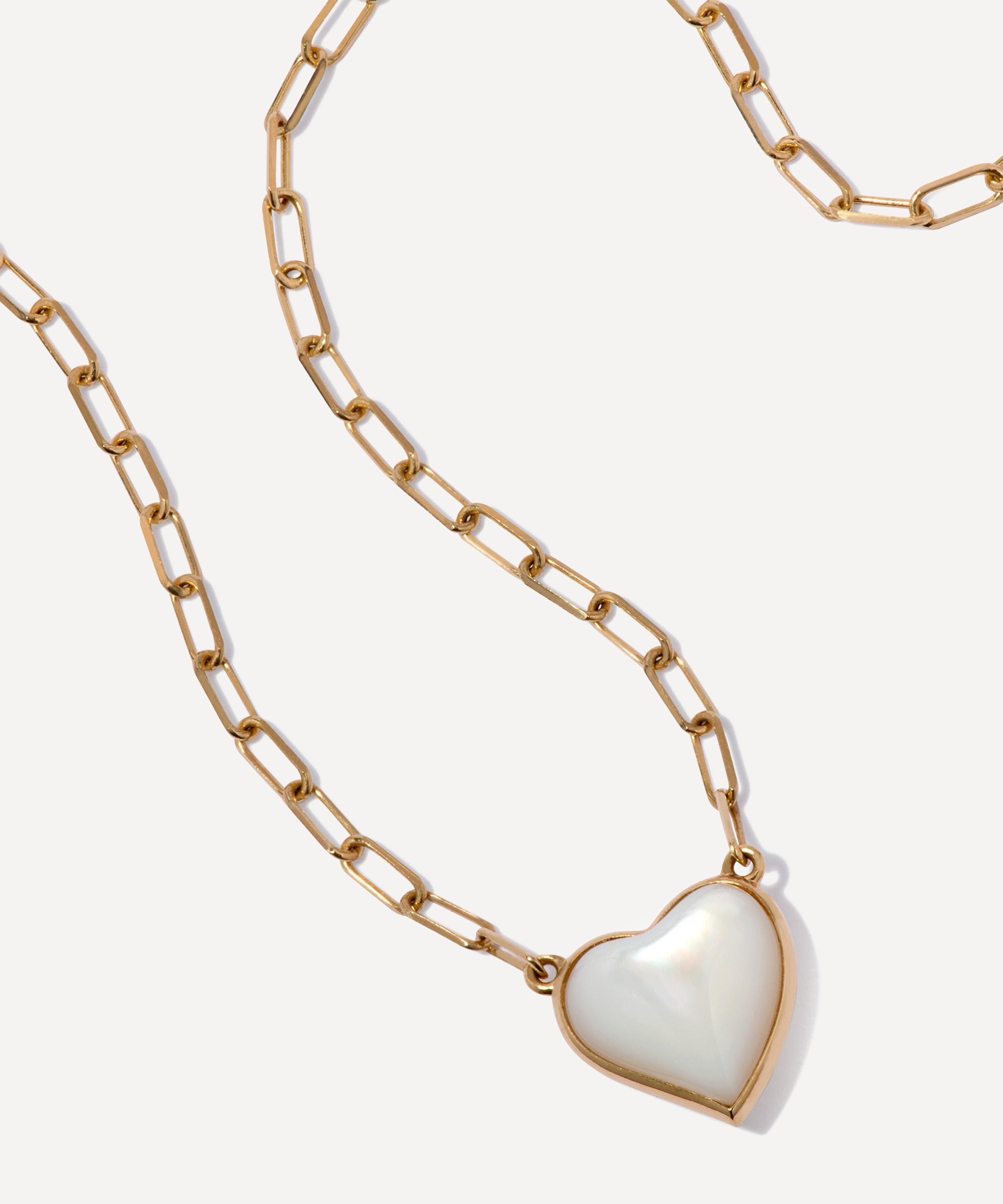 Annoushka - 18ct Gold Baby Heart Pendant Necklace image number 2