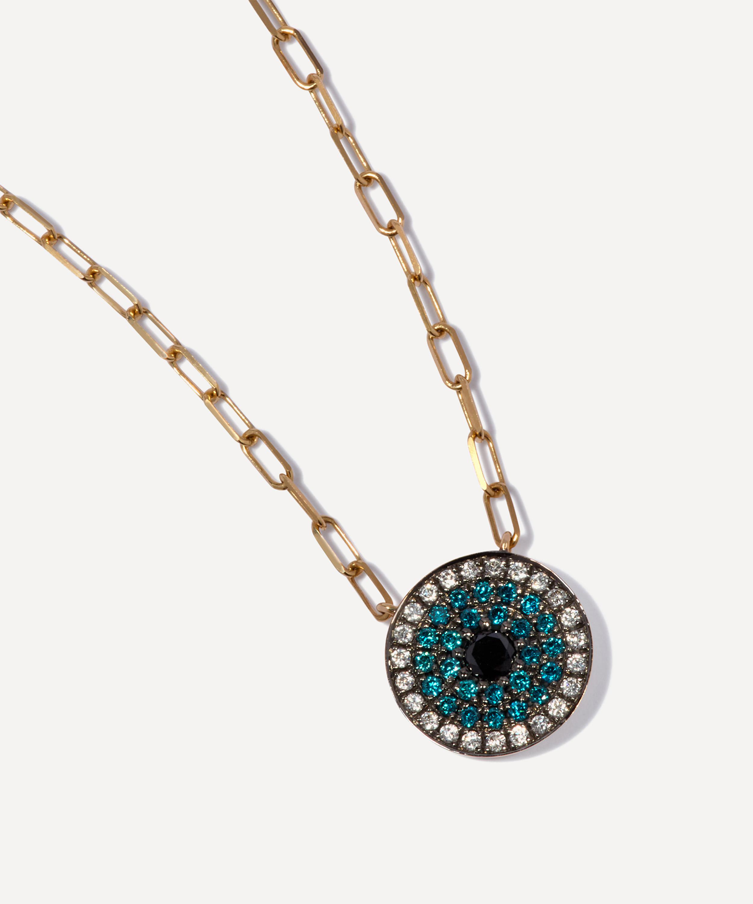 Annoushka - 18ct Gold Evil Eye Pendant Necklace image number 0