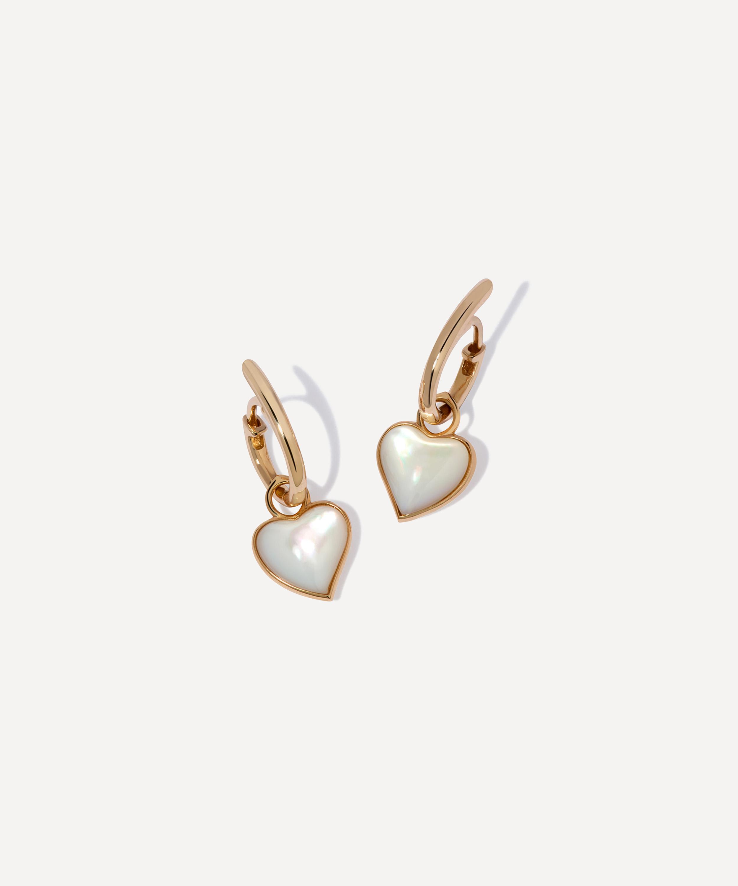 Annoushka - 18ct Gold Baby Heart Earring Drops image number 1