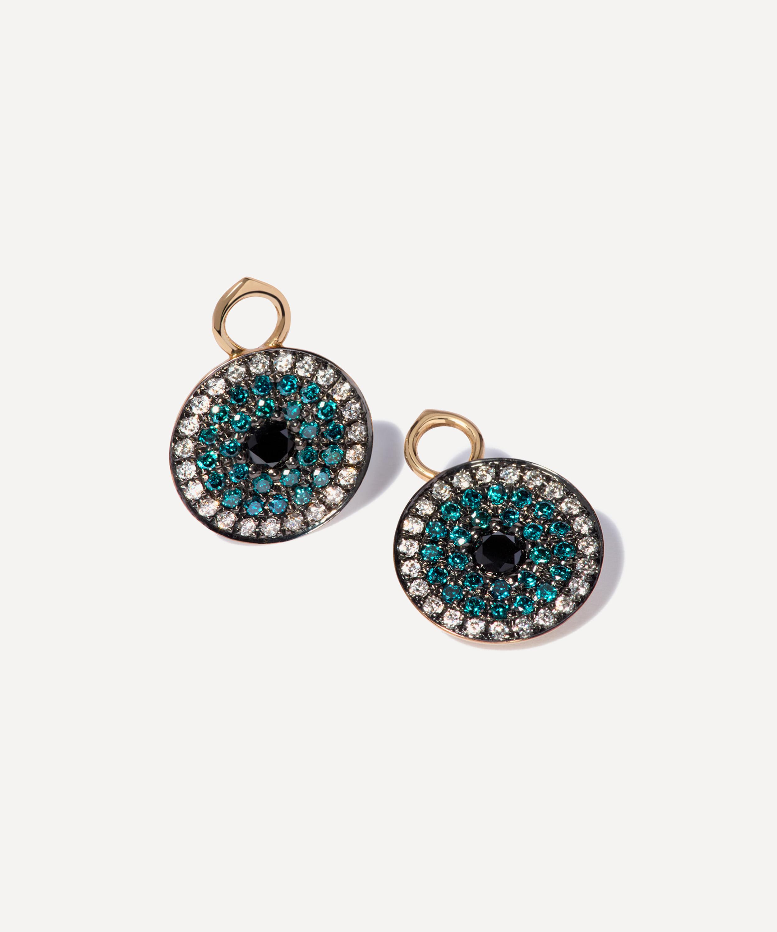 Annoushka - 18ct Gold Evil Eye Earring Drops image number 0