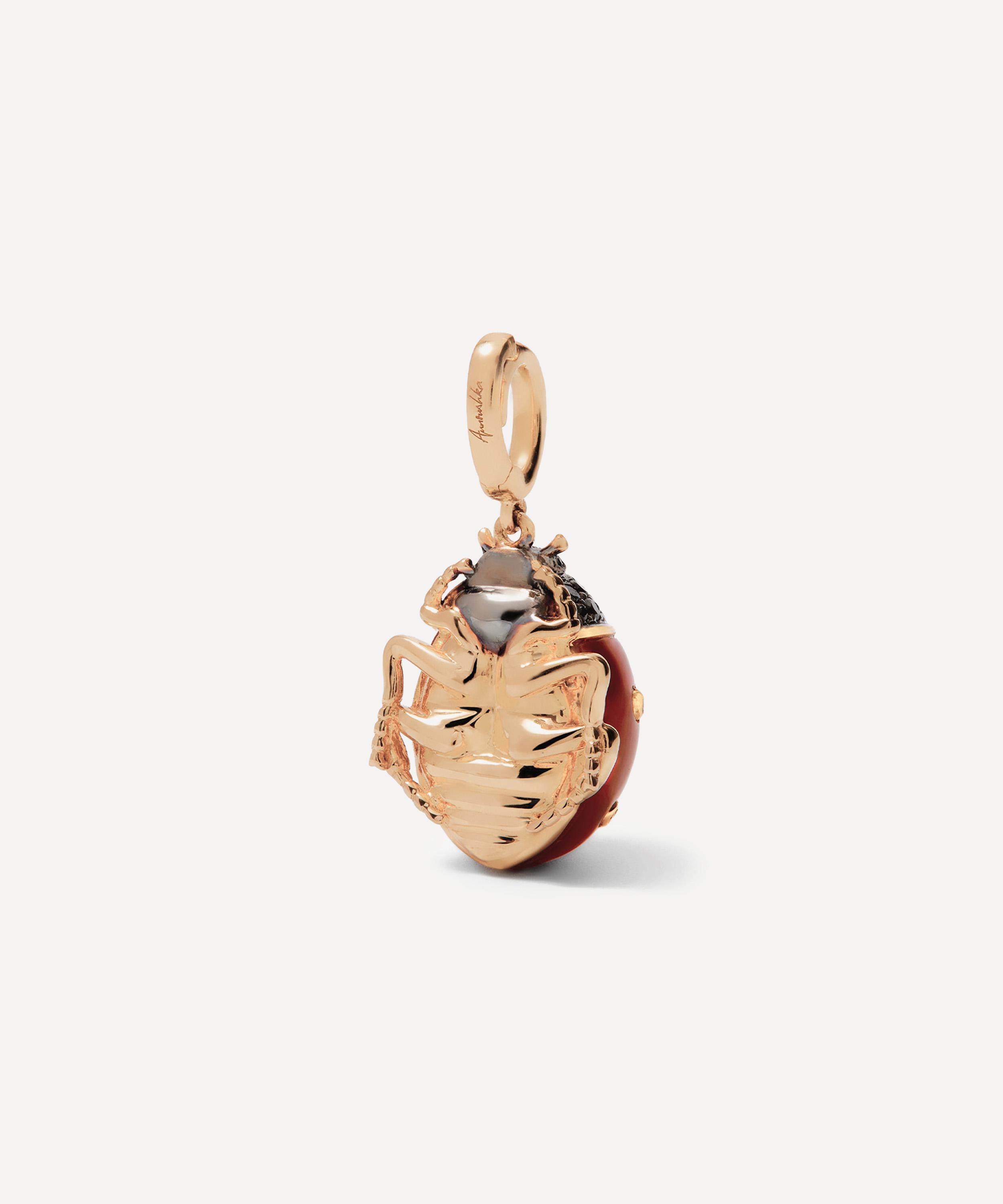 Annoushka - 18ct Gold Mythology Ladybird Charm Pendant image number 1