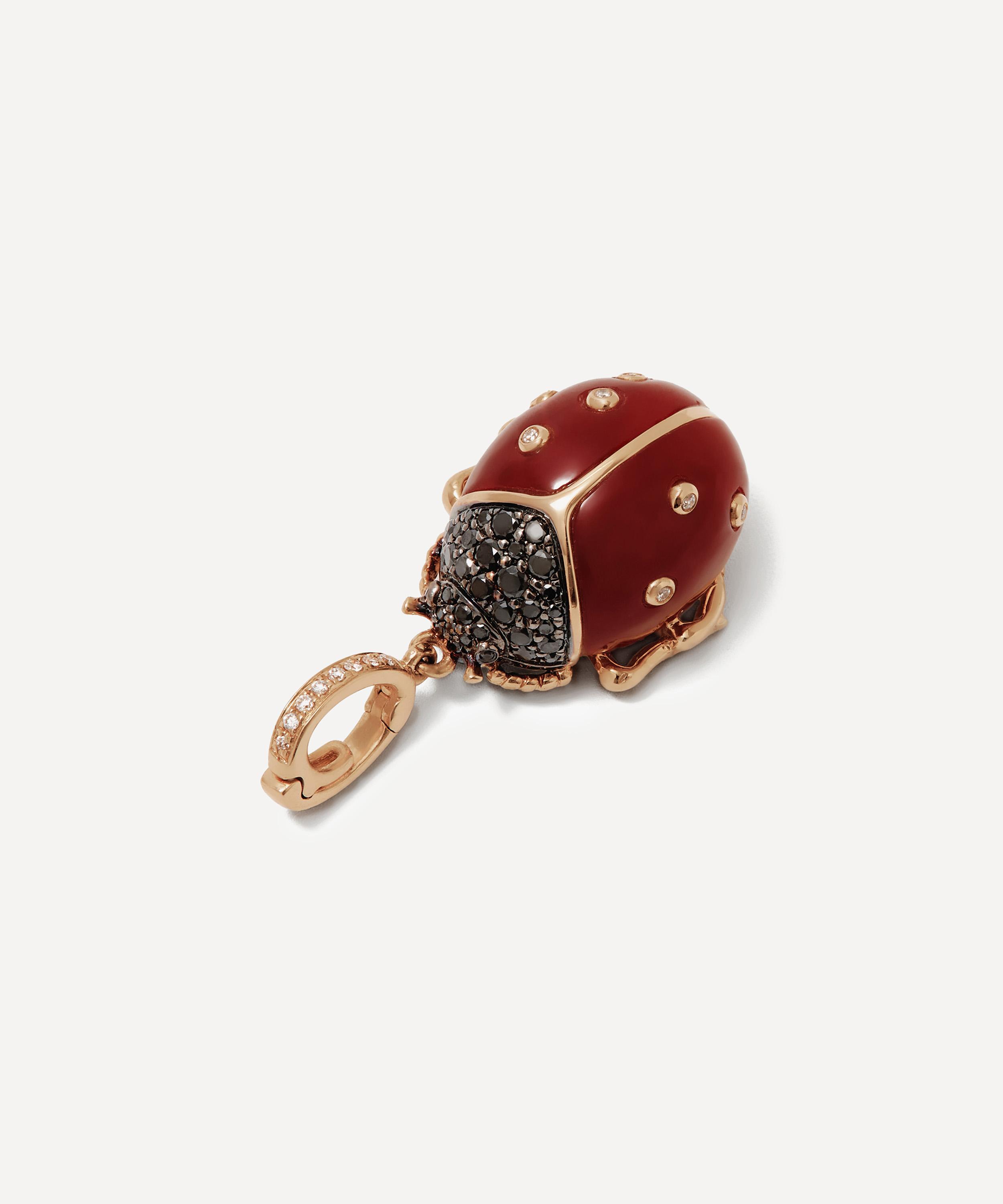 Annoushka - 18ct Gold Mythology Ladybird Charm Pendant image number 2
