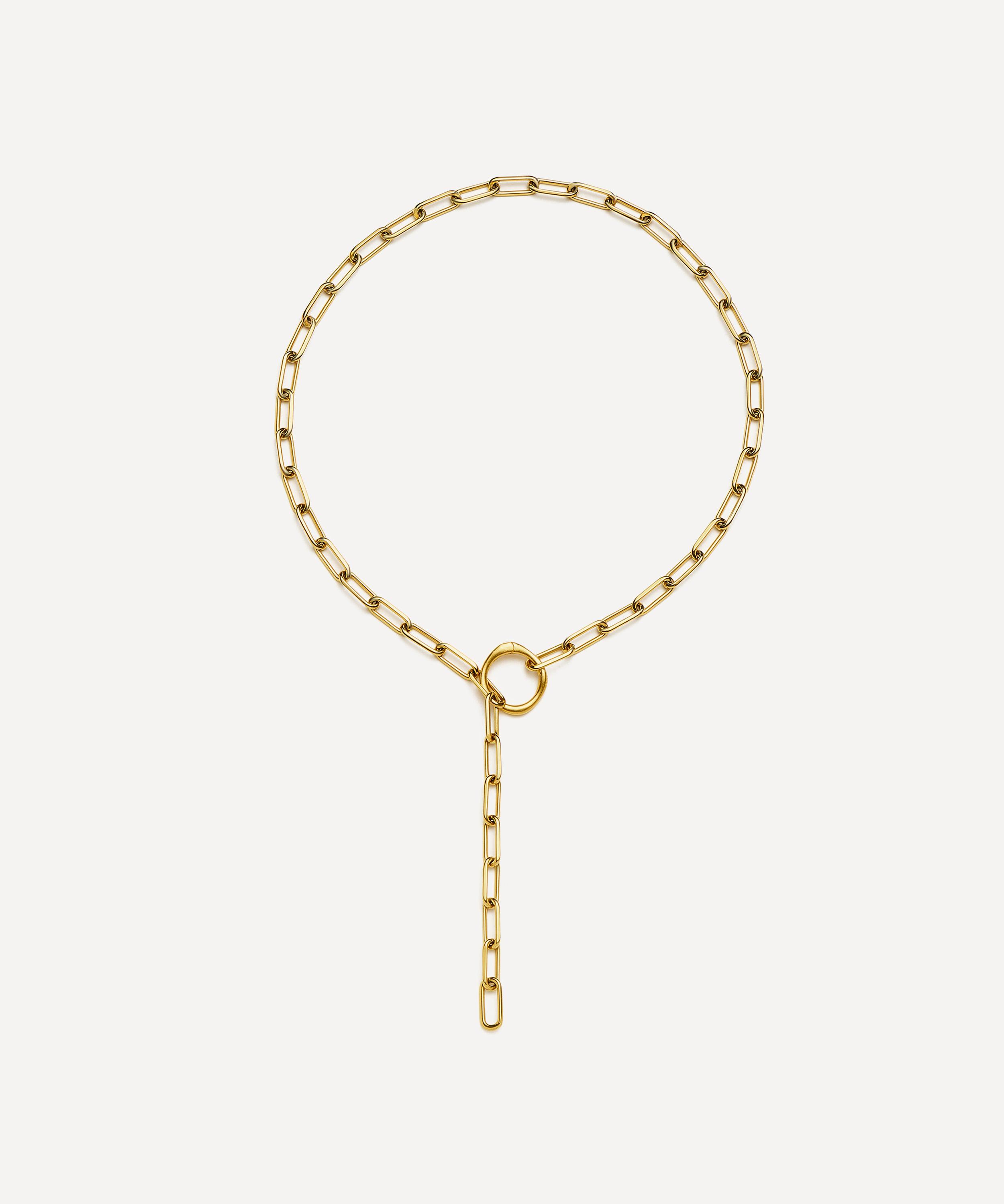 Missoma - X Harris Reed 18ct Gold-Plated Interlinked Chain Necklace image number 2
