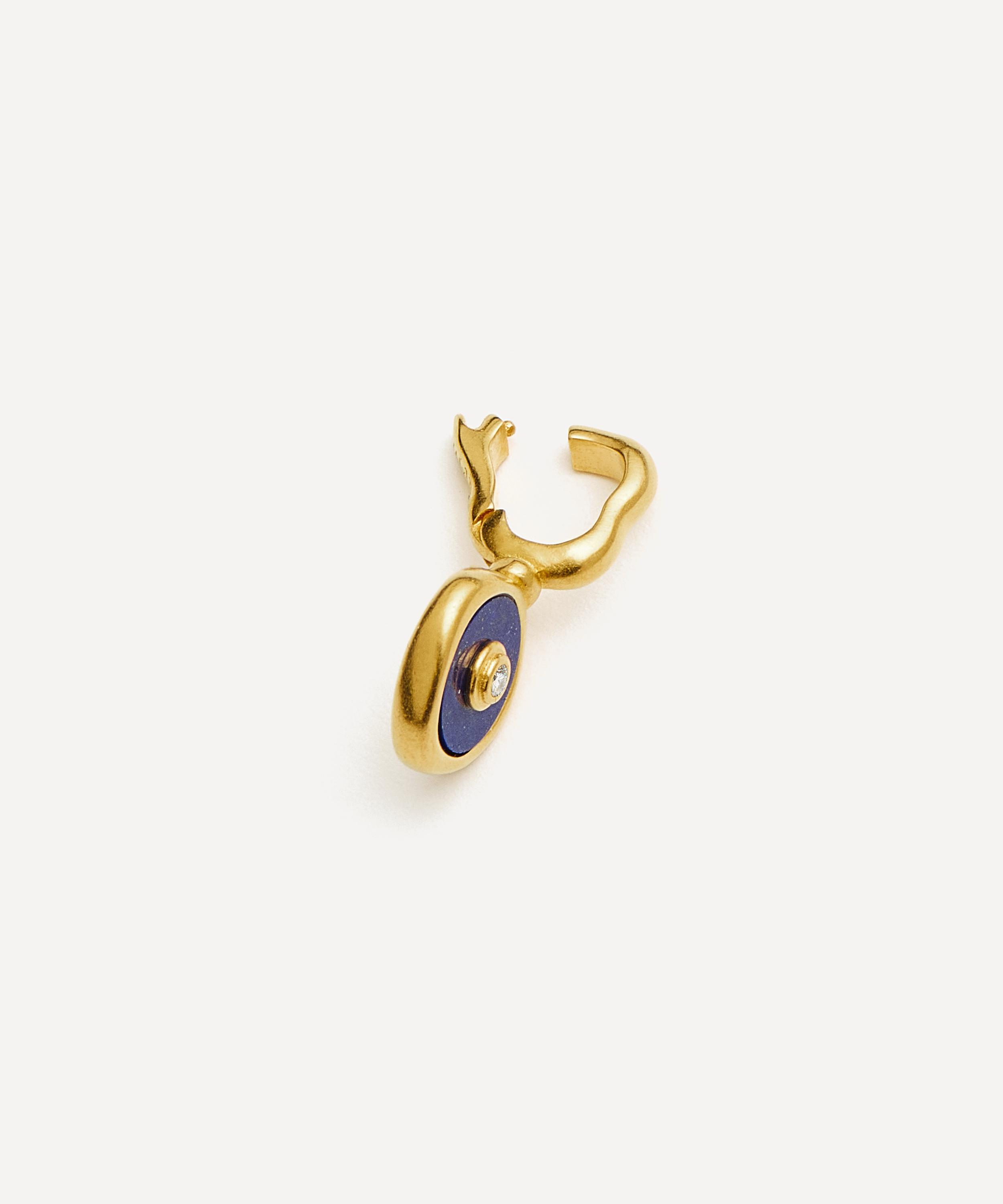 Missoma - X Harris Reed 18ct Gold-Plated Protective Eye Clip-On Charm image number 2